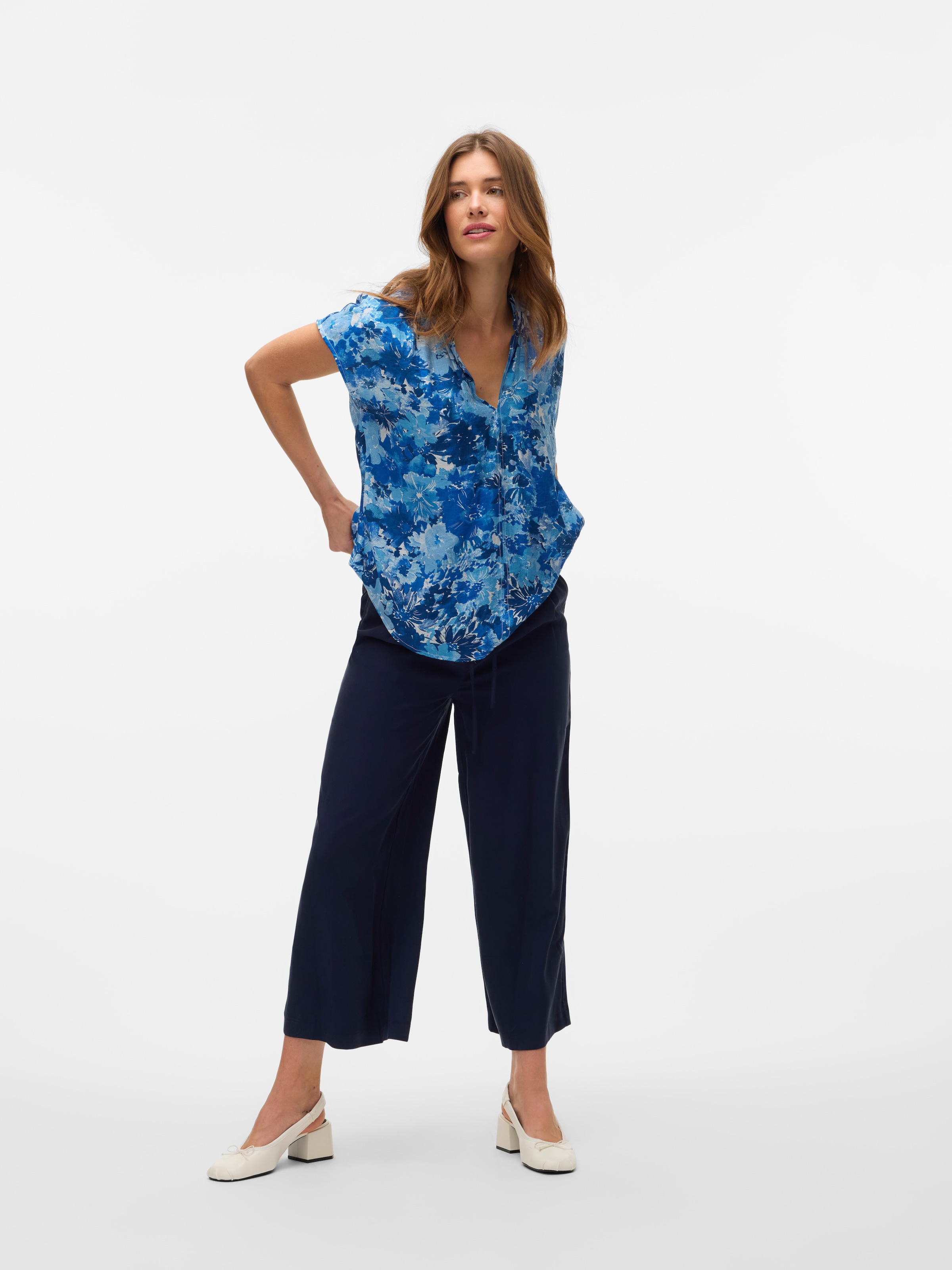 Vero Moda Jogginghose »VMTANYA HW 7/8 WIDE PANTS«