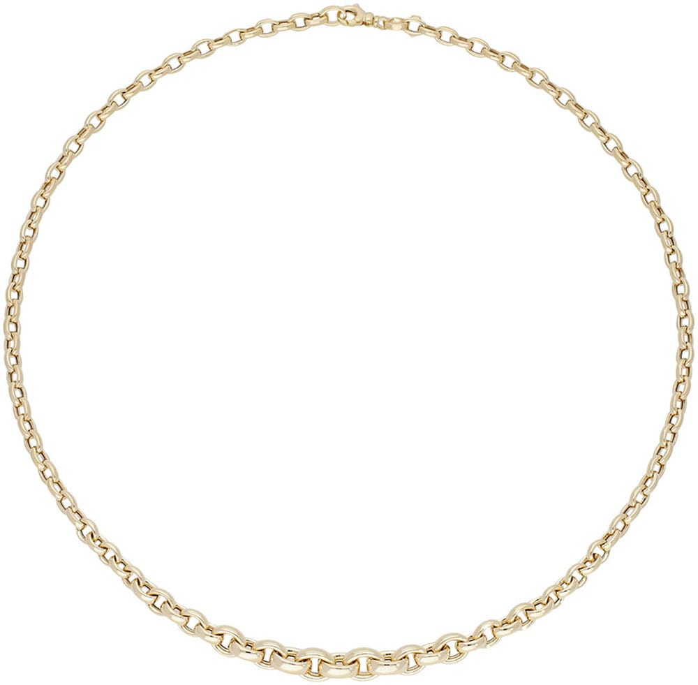 Firetti Collierkettchen »Schmuck Geschenk Gold 585 Ankerkette Halskette, ca. 4,6-7 mm breit«