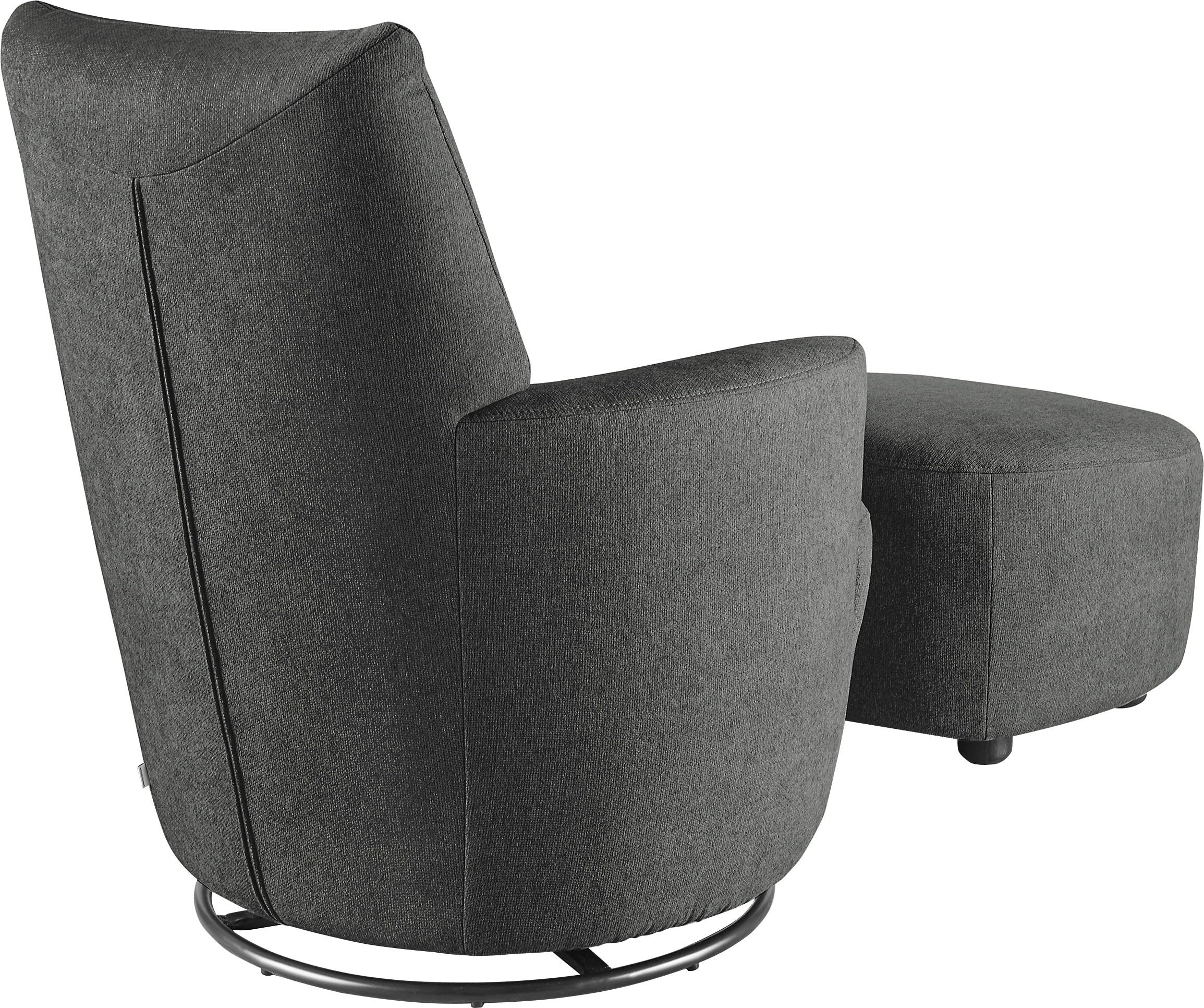 set one by Musterring Relaxsessel »SO 1450« Set,  mit Dreh- und Wippfunktion, inklusive Hocker