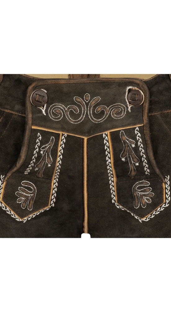 Nübler Trachtenlederhose »Lederhose Hotpant Fanny«