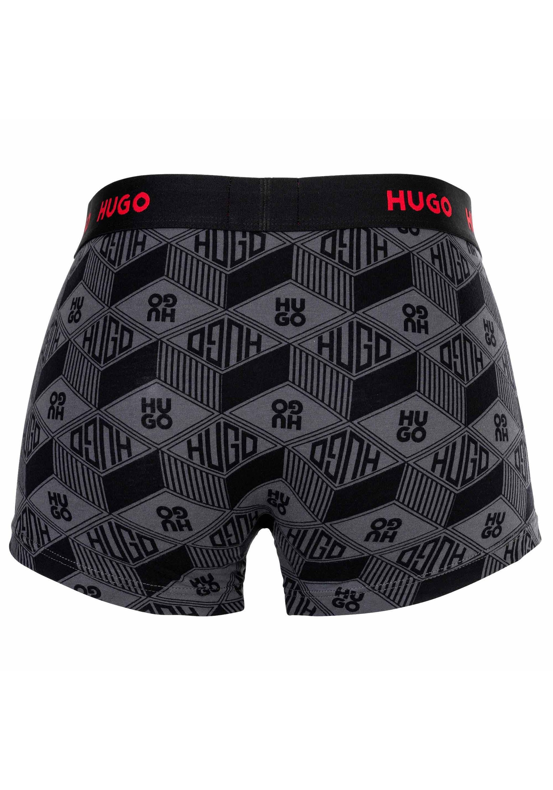 HUGO Boxershorts »Boxershort TRUNK TRIPLET DESIGN 3er Pack«