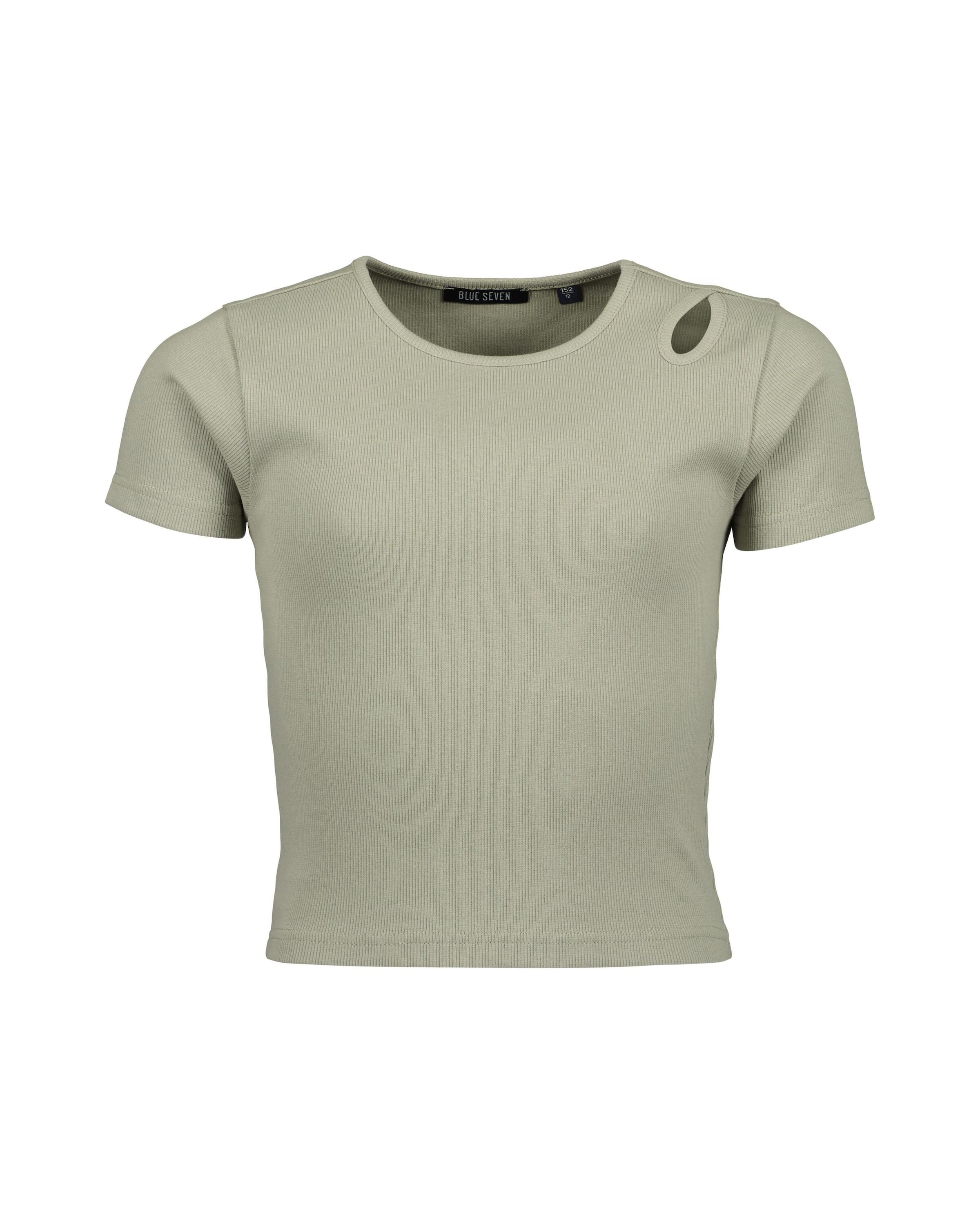 Blue Seven T-Shirt »Blue Seven Teenager Mädchen T-Shirts 2er Pack Rundhalsausschnitt«, (2 tlg.)