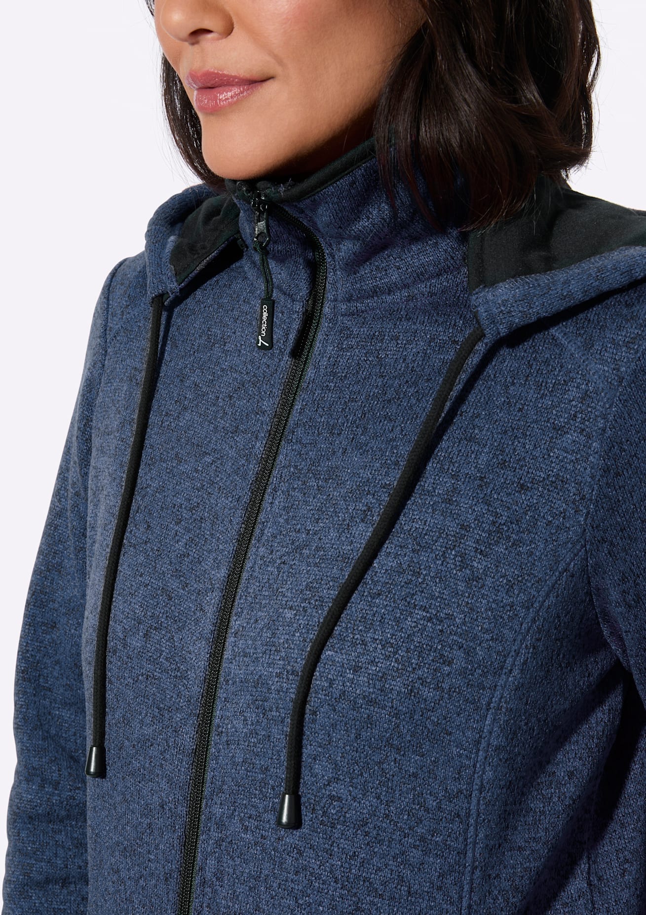 Casual Looks Fleecejacke mit Kapuze