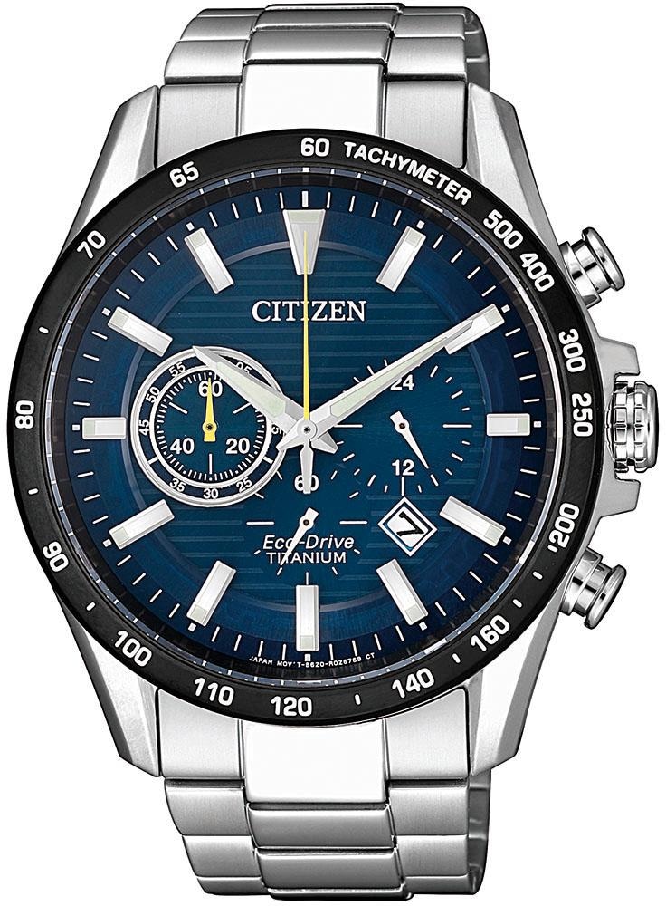 Chronograph »CA4444-82L«, Armbanduhr, Herrenuhr, Solar, Titan, Stoppfunktion