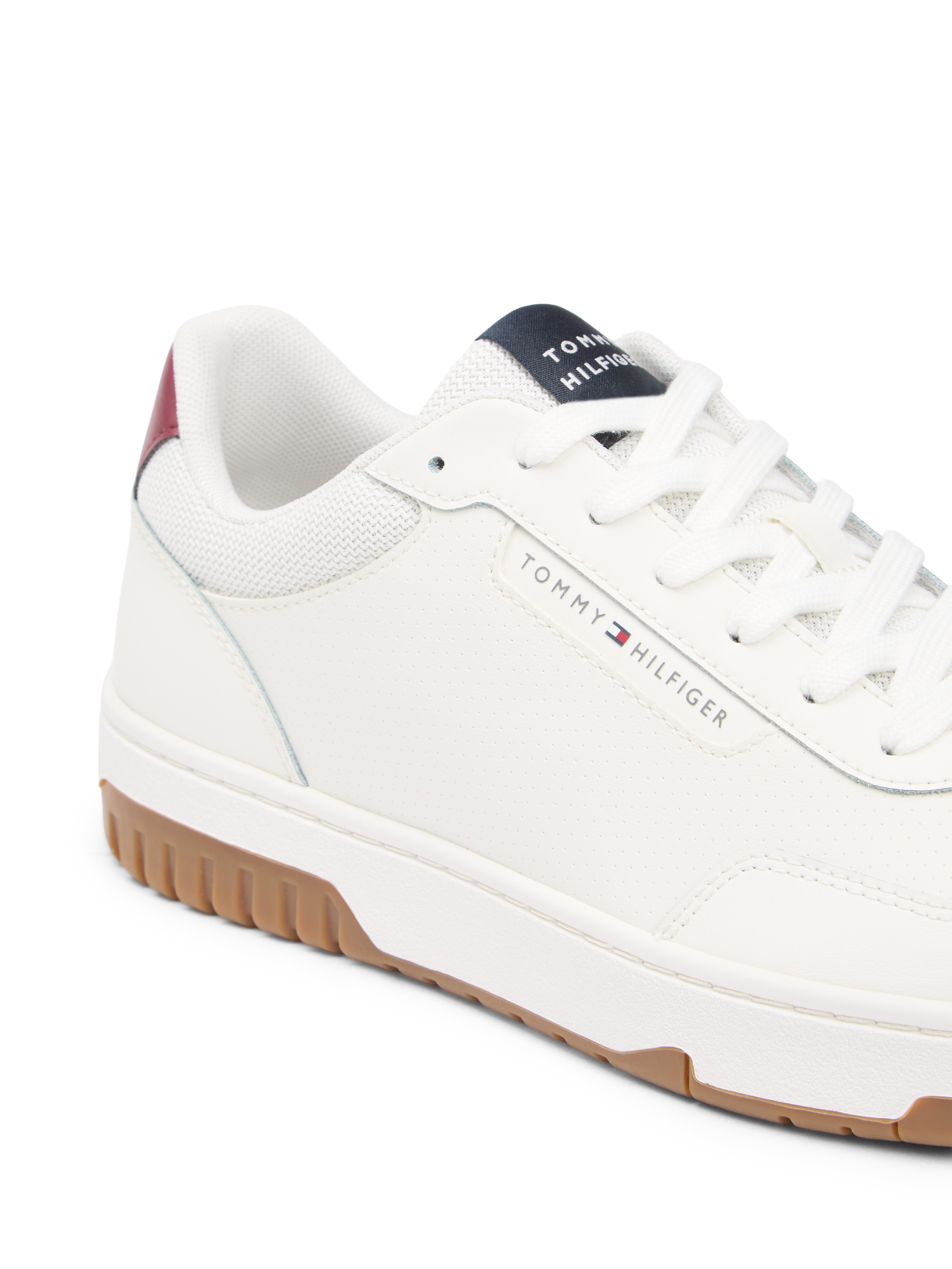 Tommy Hilfiger Sneaker »BASKET CORE LITE LTH BLOCK«  , Freizeitschuh, Halbschuh, Schnürschuh mit seitlicher Logoverzierung