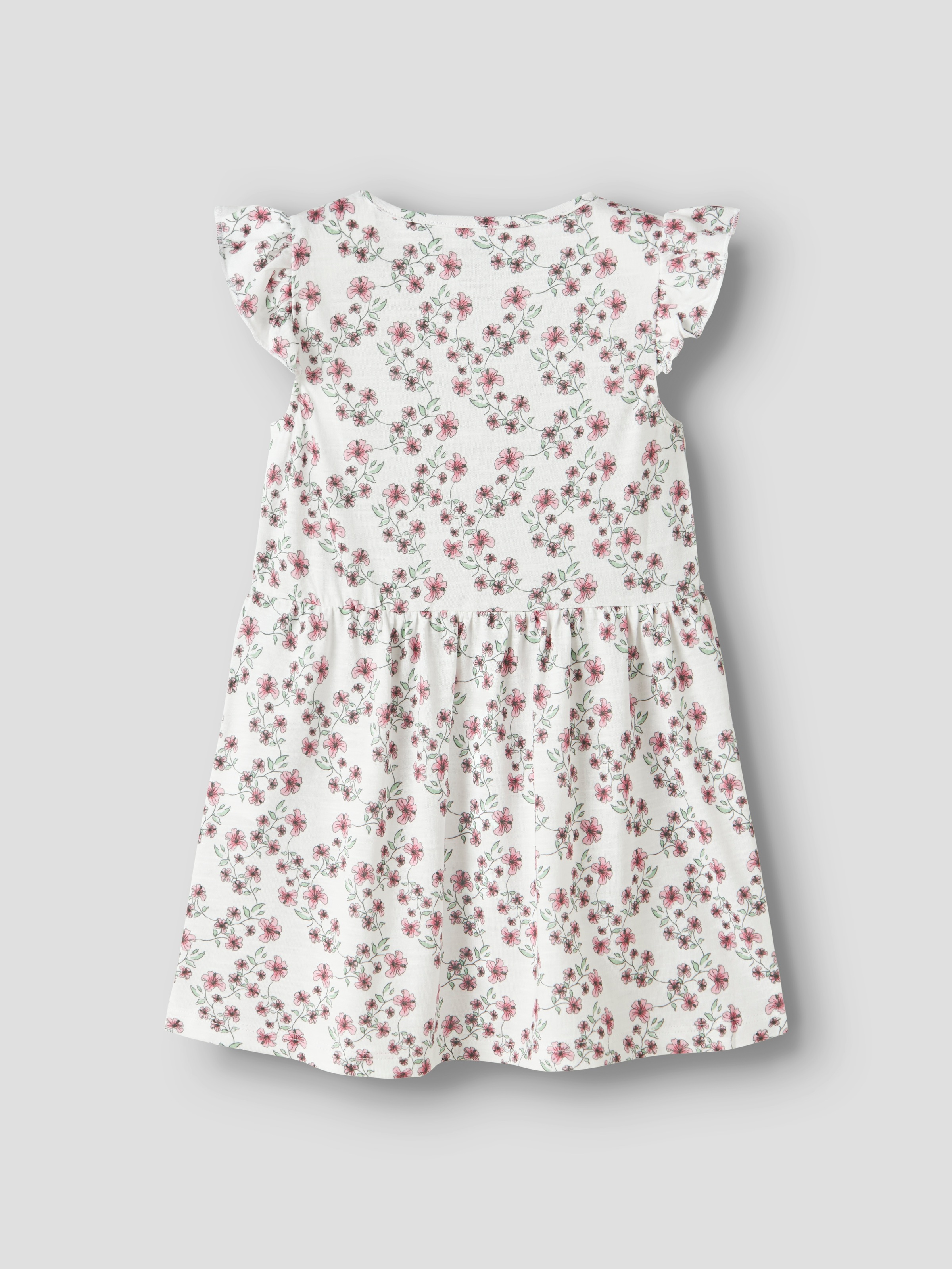Name It Minikleid »NMFHAILEDO CAP SL DRESS« Baumwollmischung, Rüschen, Allover-Print