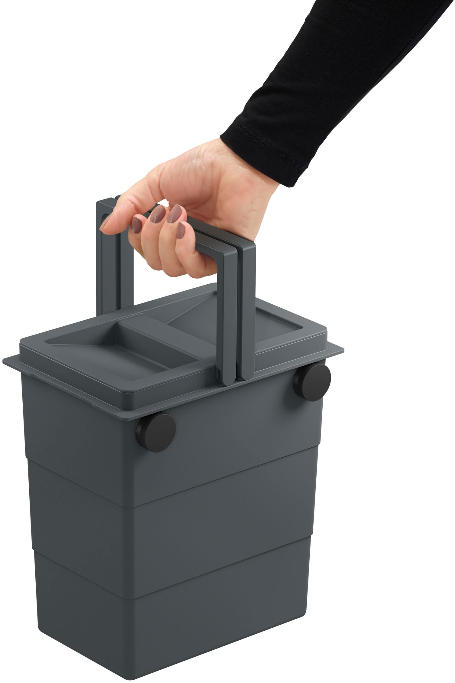 Hailo Mülleimer »FLEXBOX S« 1 Behälter Kunststoff, geruchsdichter Deckel, 7 Liter