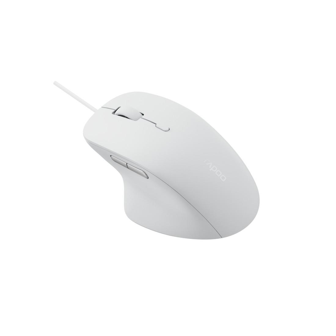 Rapoo ergonomische Maus »N500, Kabelgebundene ergonomische optische Maus«, kabelgebunden