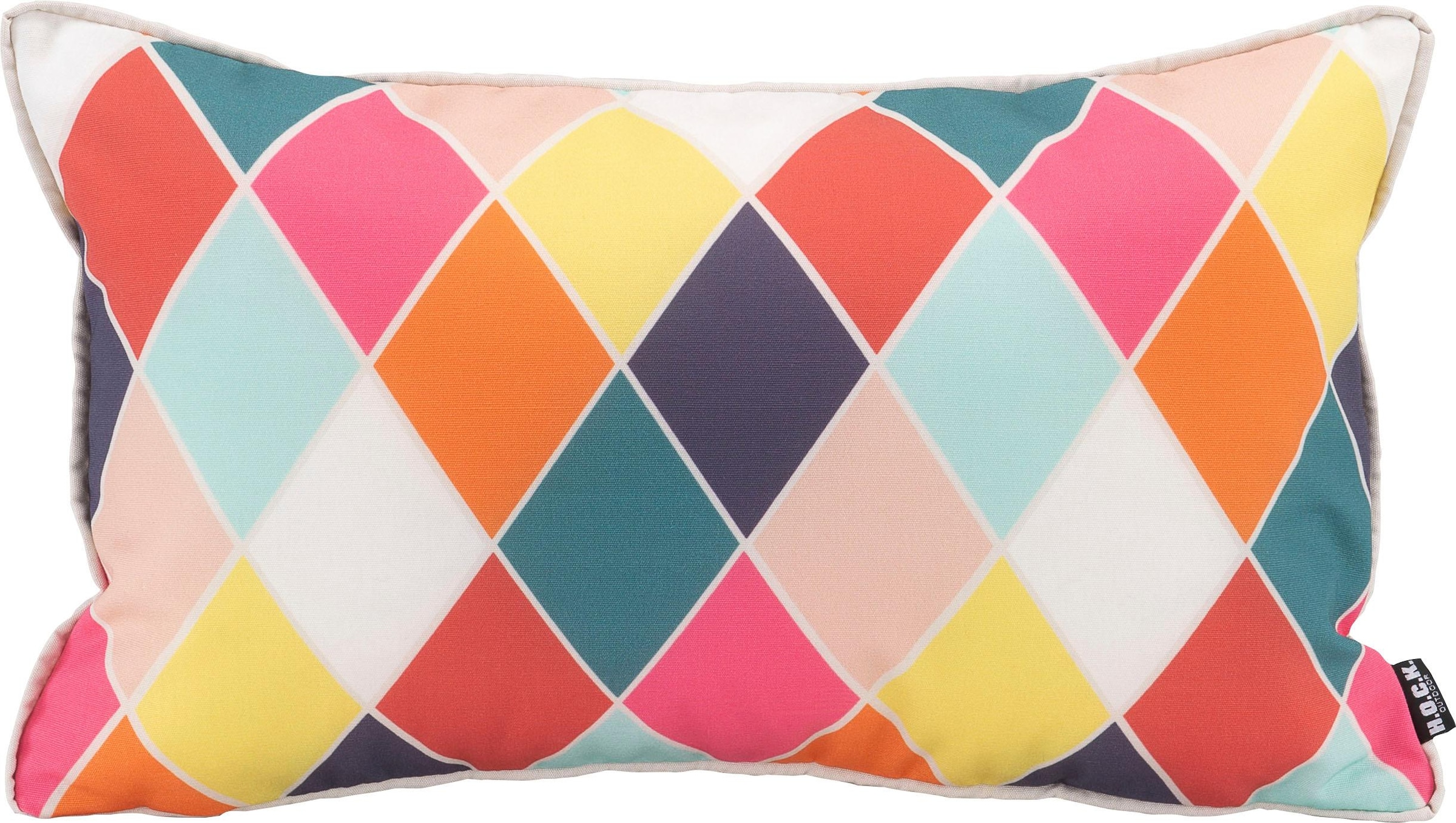 H.O.C.K. Dekokissen »Diamond« Kissenhülle mit Füllung, 1 Stück, 50/30 cm