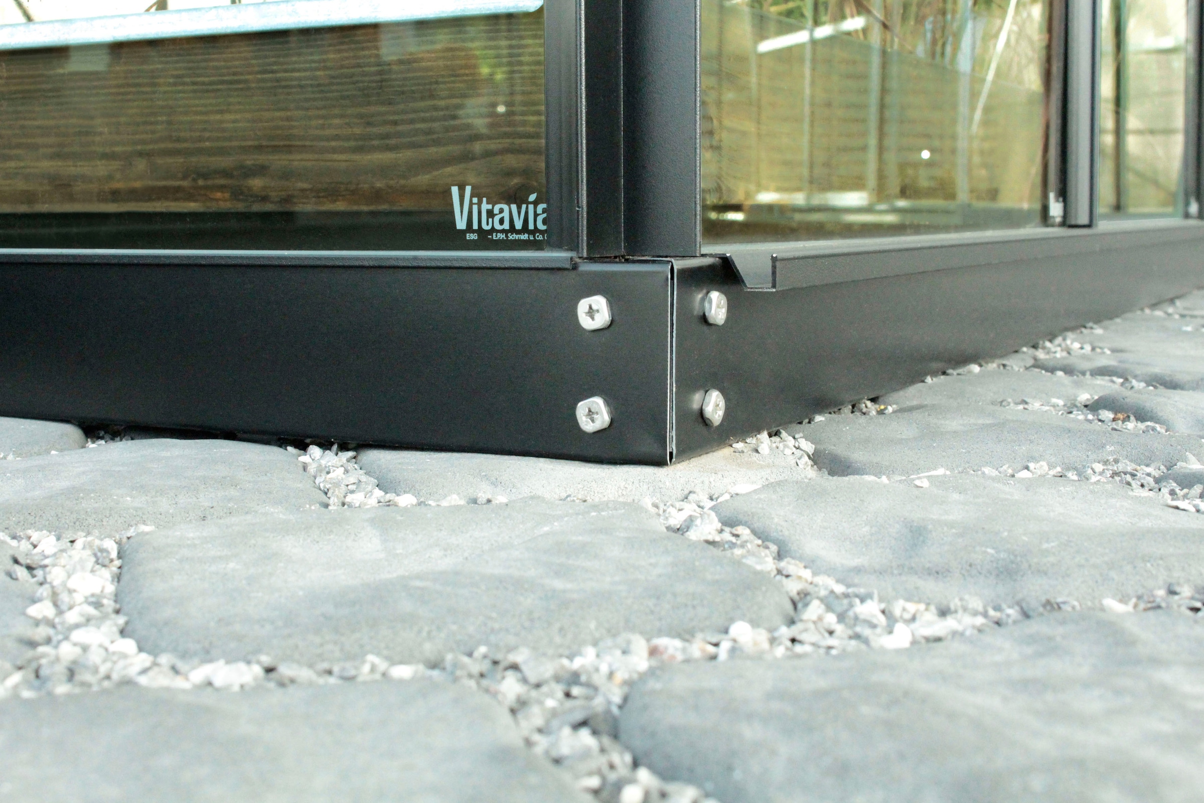 Vitavia Fundamentrahmen »Fundament 5200«, 6 cm, schwarz, BxT: 254x190 cm