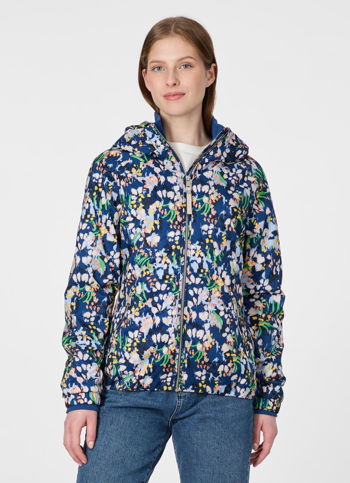 Ragwear Outdoorjacke »DIZZIE PRINT« mit Kapuze