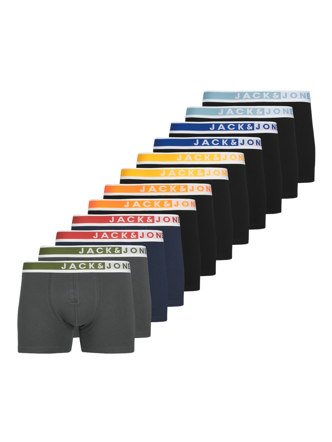 Trunk »JACKARIM SOLID TRUNKS 12 PACK«, (Packung, 12 St.)