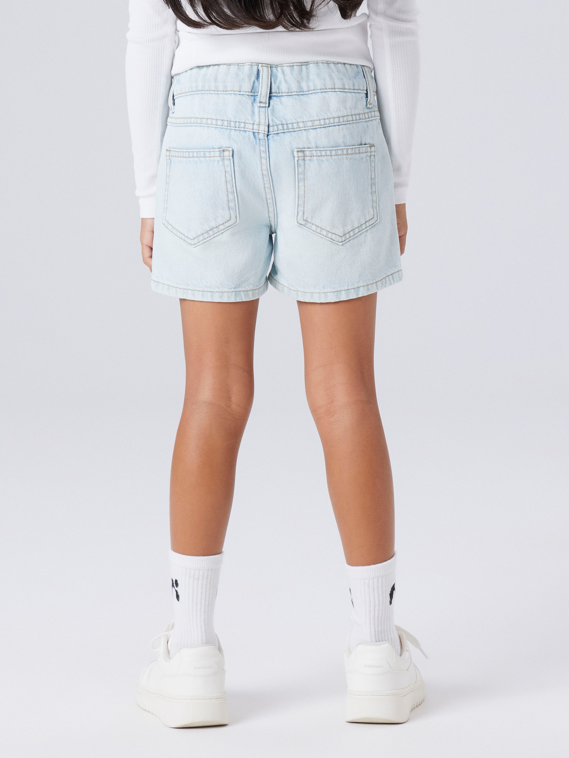 Name It Jeansshorts »NKFROSE REG DNM SHORTS 6042-AC NOOS« Baumwolle, mit Glitzersteinchen