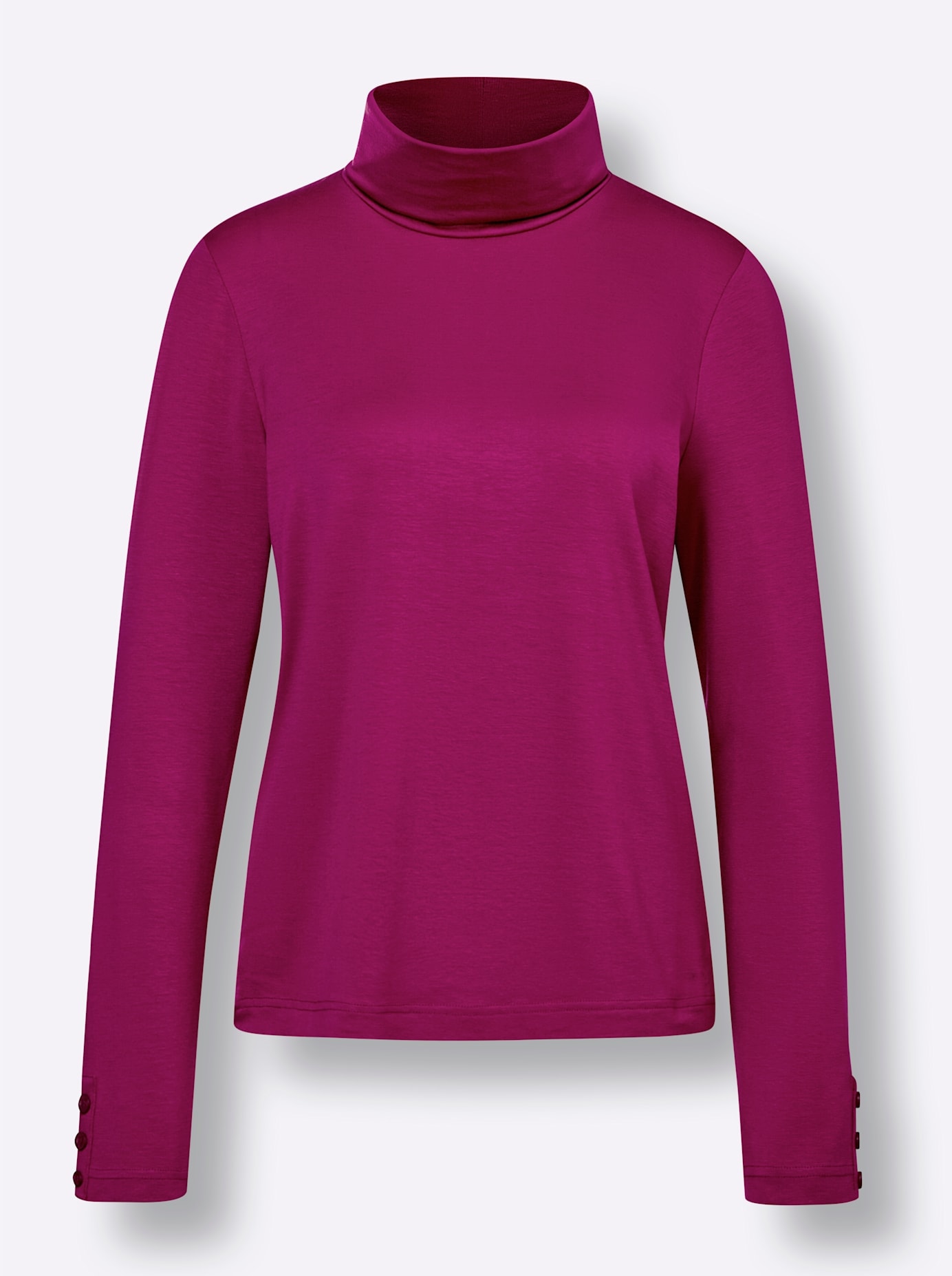 CREATION L PREMIUM Rollkragenshirt »Lyocell-Shirt«, (1 tlg.)