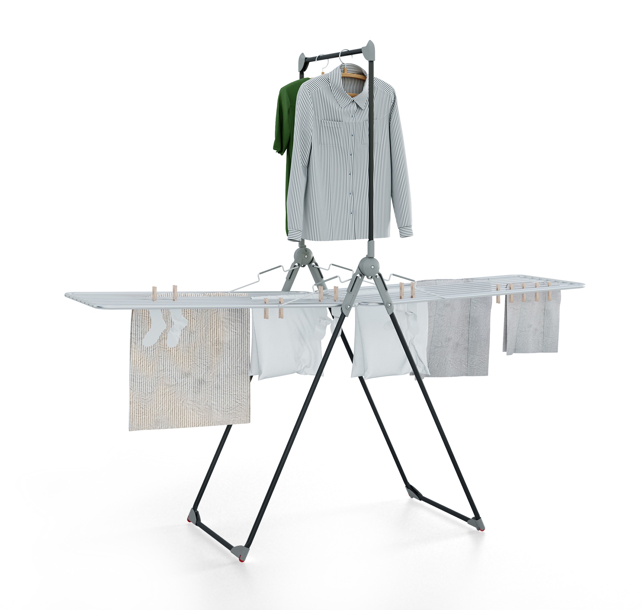 Bischof Flügelwäschetrockner »Titan« XXL Trockner auch für große Teile, 20 m Trockenlänge