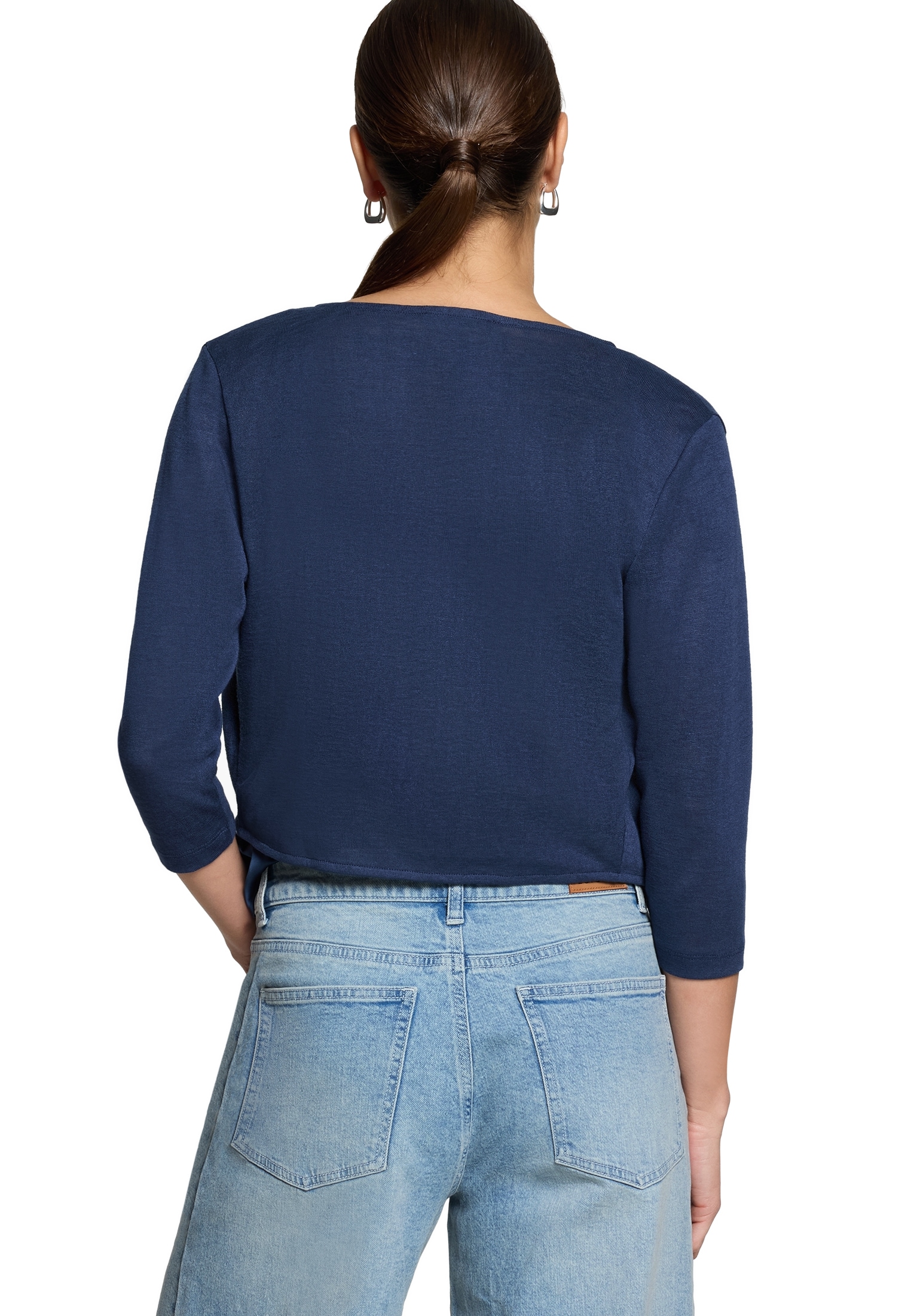 Zero Sweatshirt »Bolero-Jacke mit 3/4 Arm«
