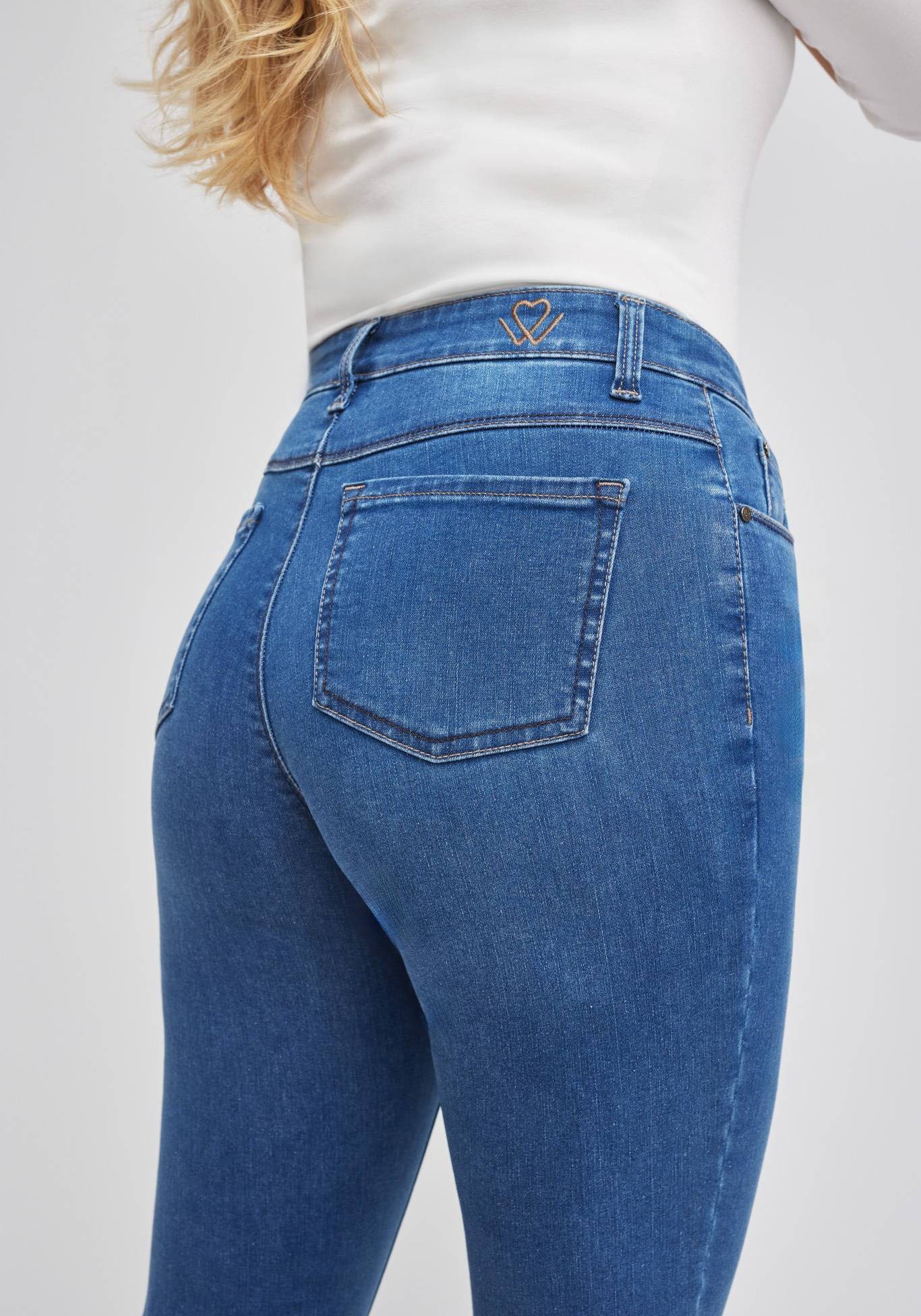 wonderjeans Slim-fit-Jeans »Classic«, Klassischer gerader Schnitt