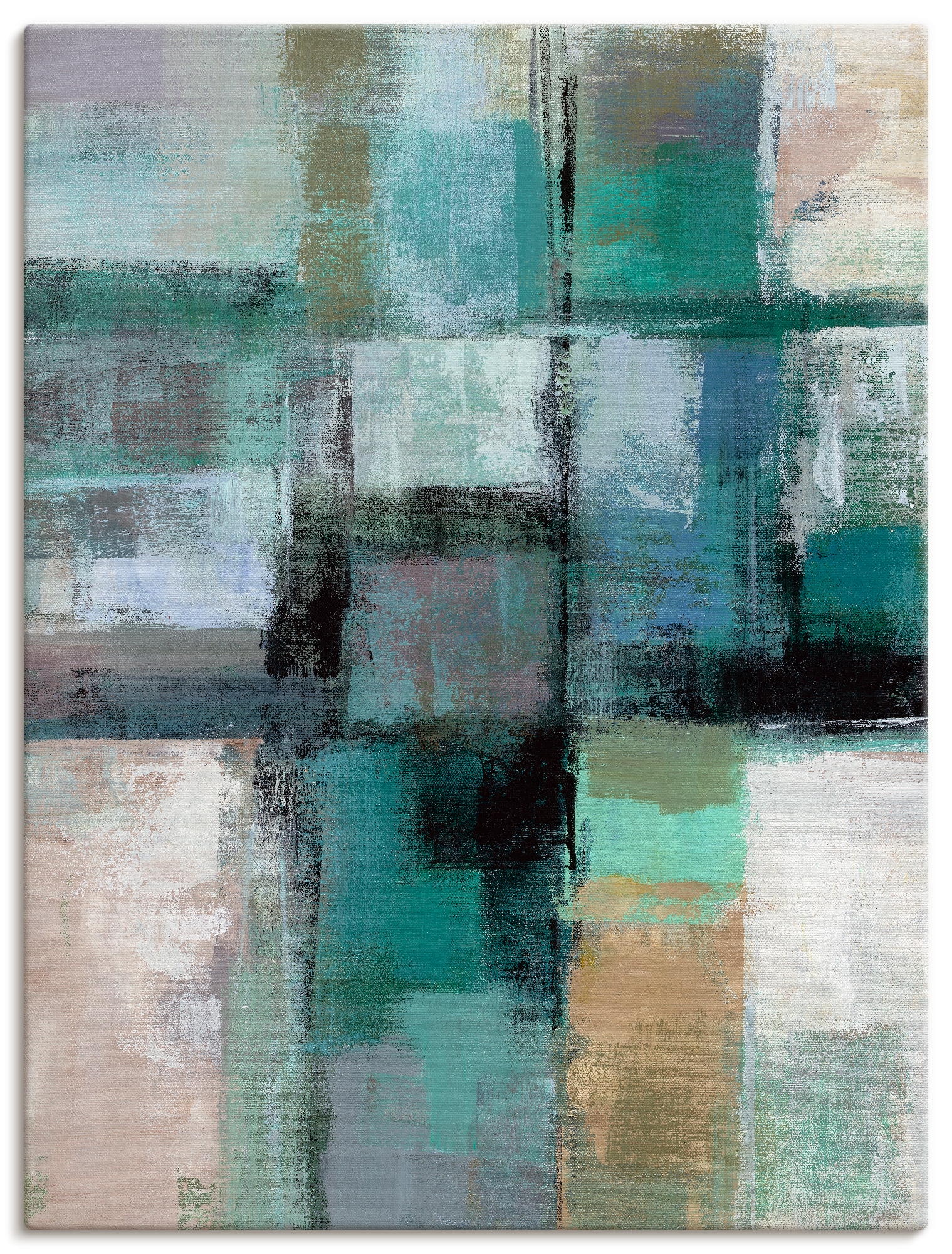 Artland »Inselfarben I« Muster 1 Stk. tlg. auf Holzrahmen gespannt