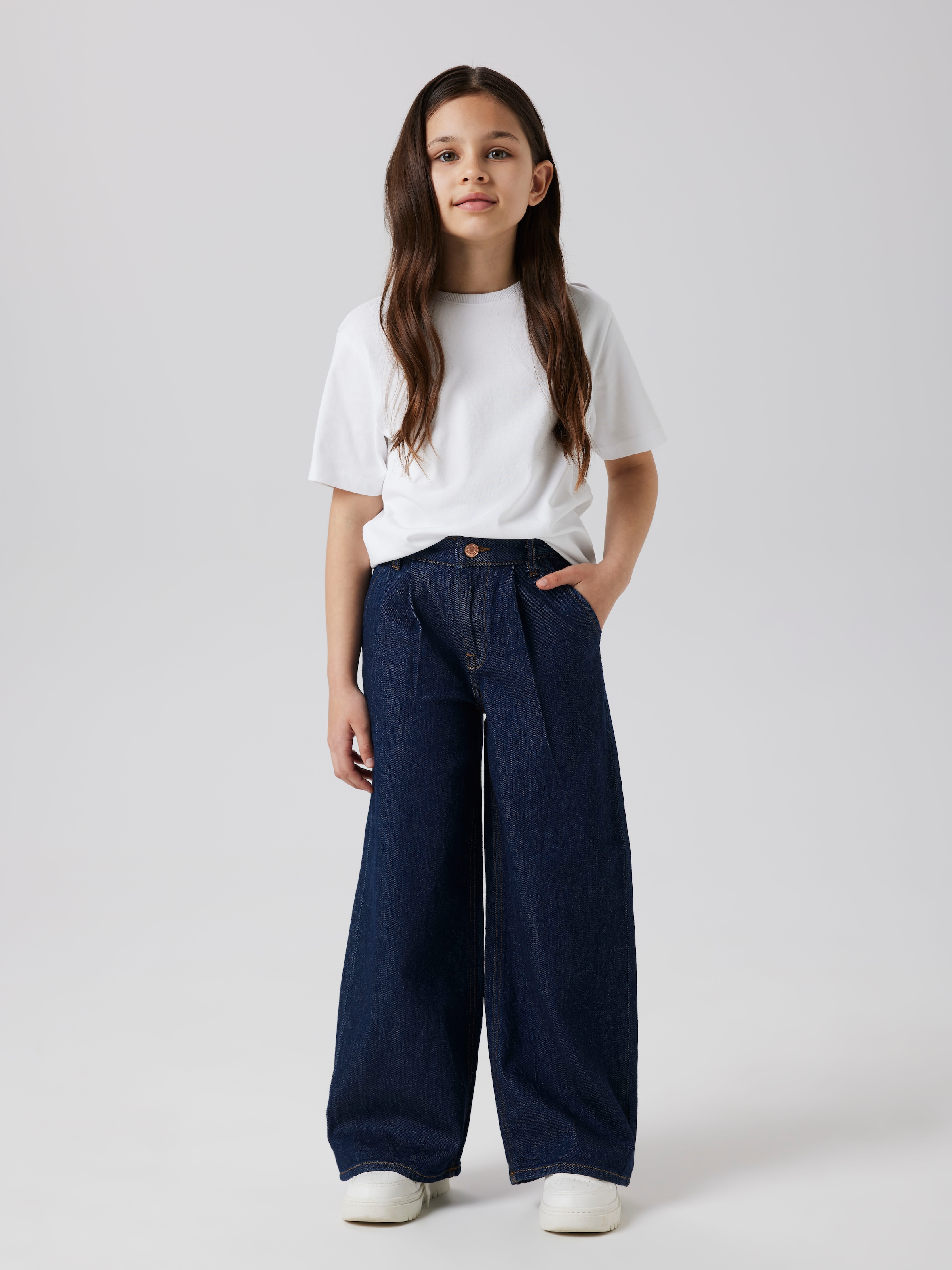 Name It Relax-fit-Jeans »NKFBELLA HW W PLEAT JEANS 3020-AZ L NOOS«