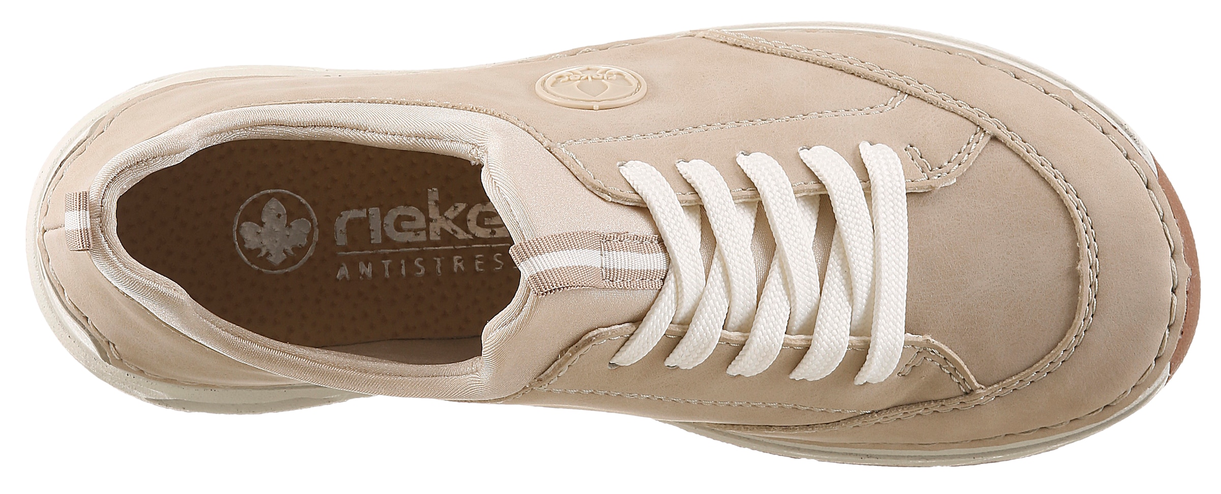 Rieker Slip-On Sneaker  Schlupfschuh, Freizeitsneaker, Halbschuh mit elastischem Einstieg