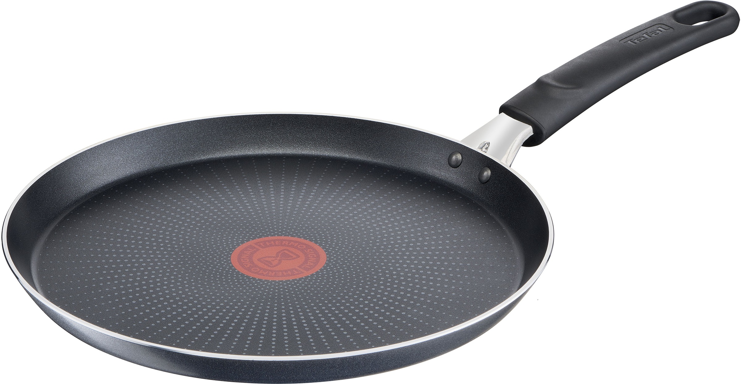 Tefal Crêpepfanne »C38510 XL Force«, Aluminium, (1 tlg.), Antihaft-Beschichtung, Thermo-Signal-Temperaturanzeiger, Diffusion Base Pfannenboden, Ø 25 cm