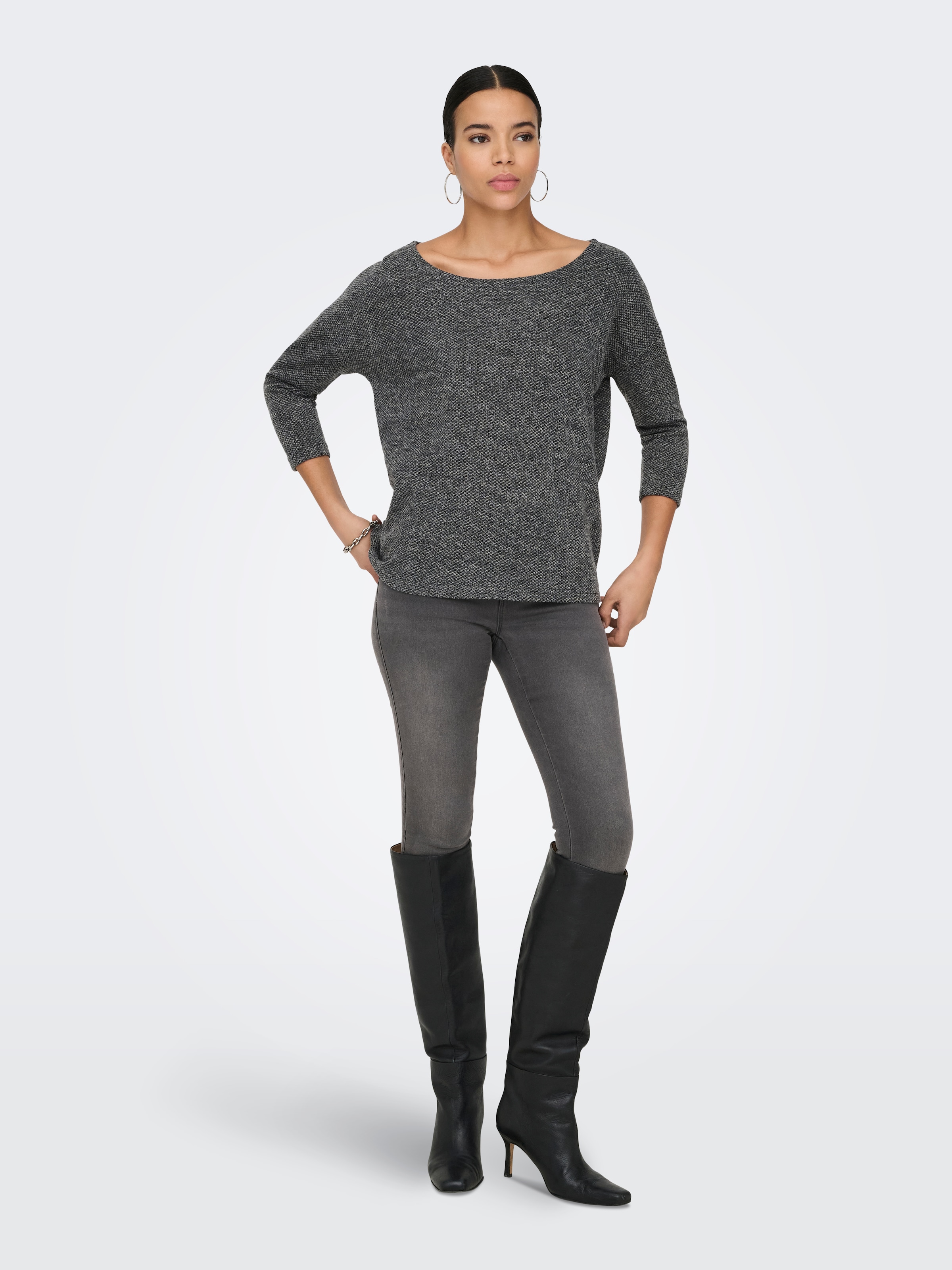 ONLY 3/4-Arm-Shirt »ONLALBA 3/4 TOP JRS NOOS«