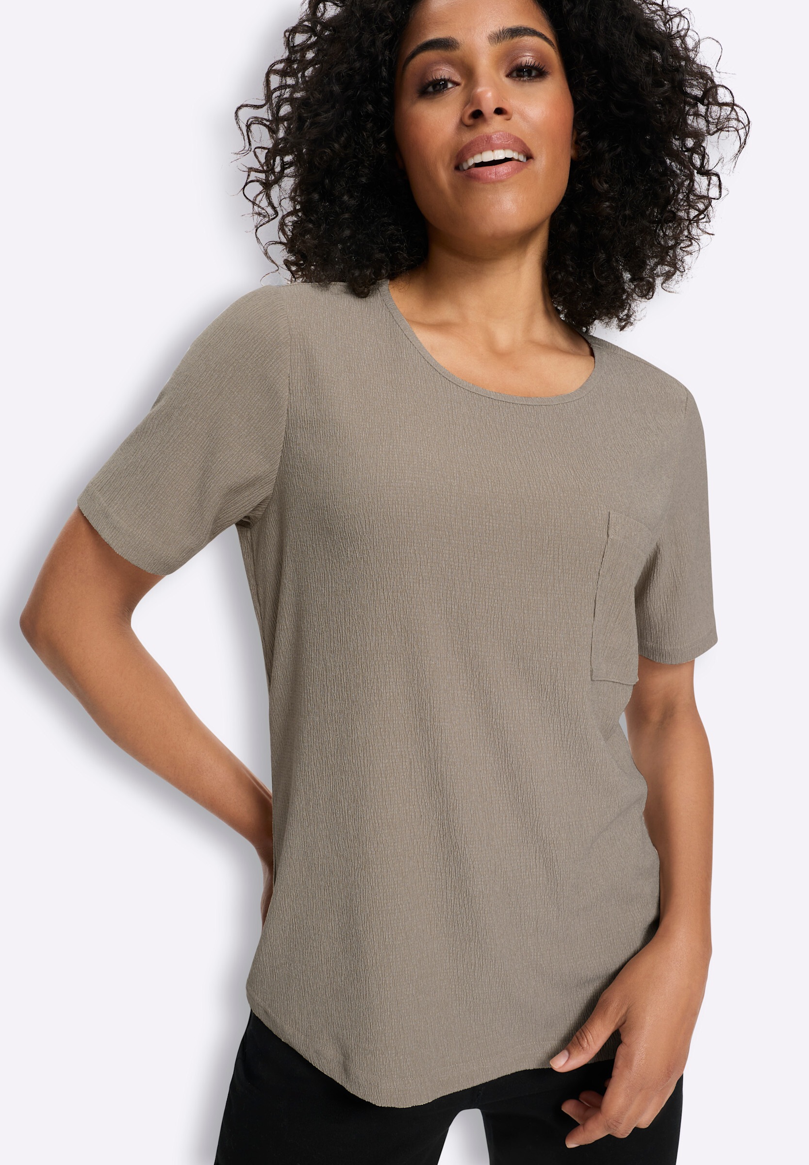 Sieh an! T-Shirt »Kurzarm-Shirt Kurzarmshirt«