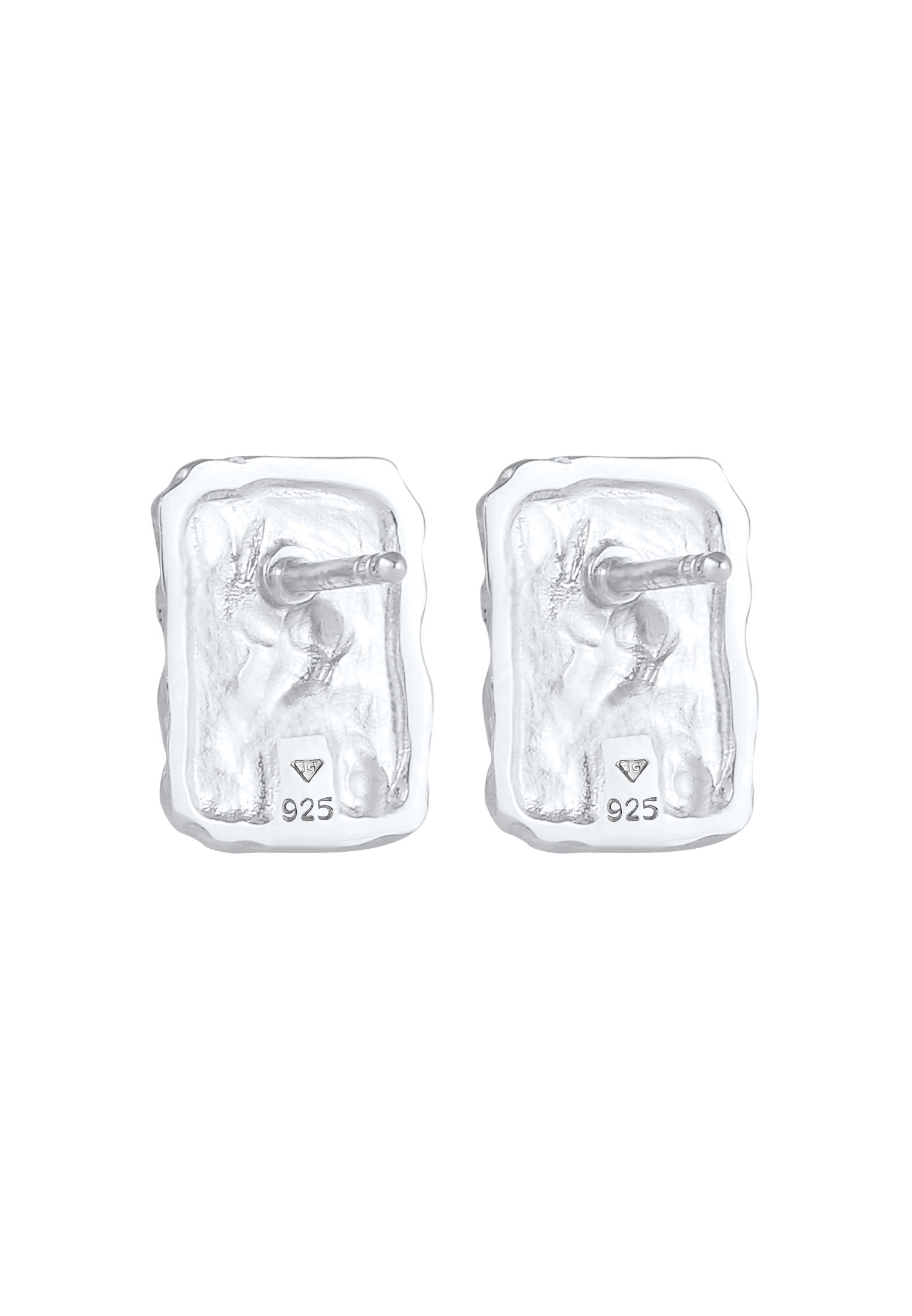 Elli Paar Ohrstecker »Ohrringe Ohrstecker Rechteck Vintage Look 925 Sterling Silber«