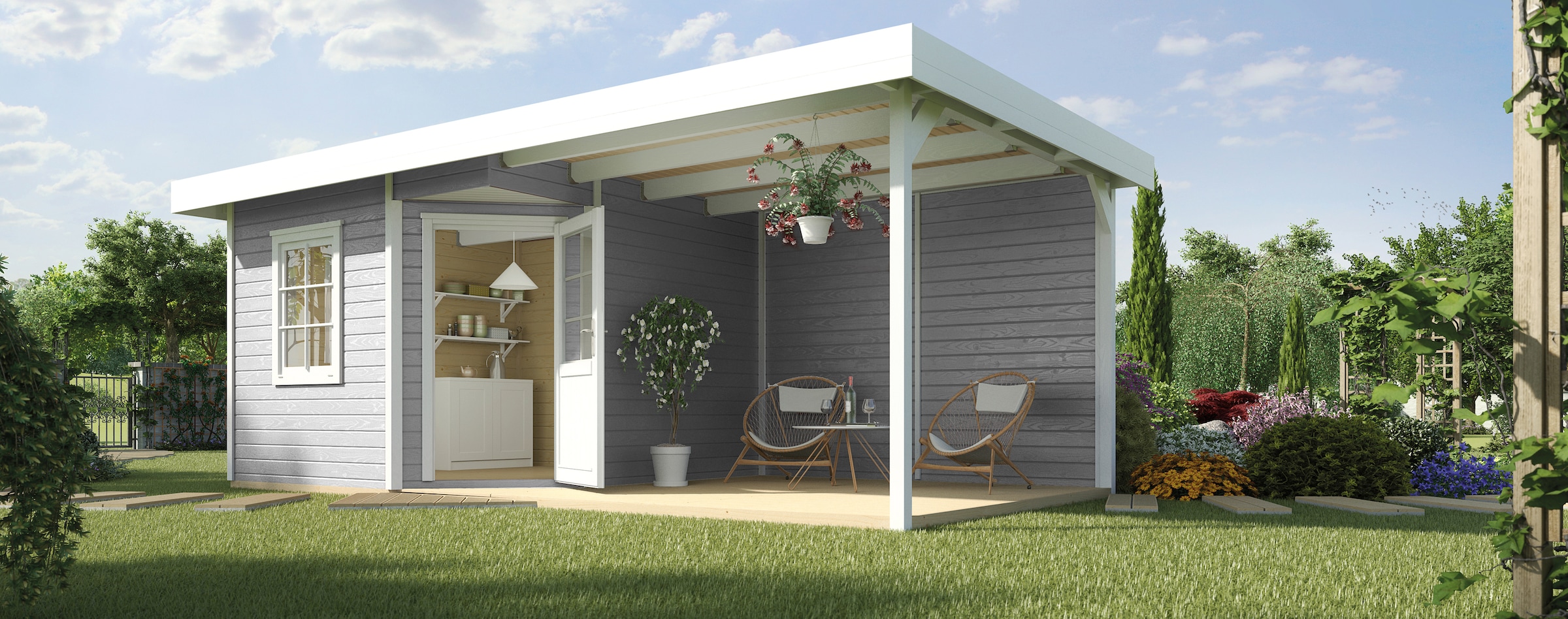 weka Gartenhaus »Designhaus 213B Gr.1«