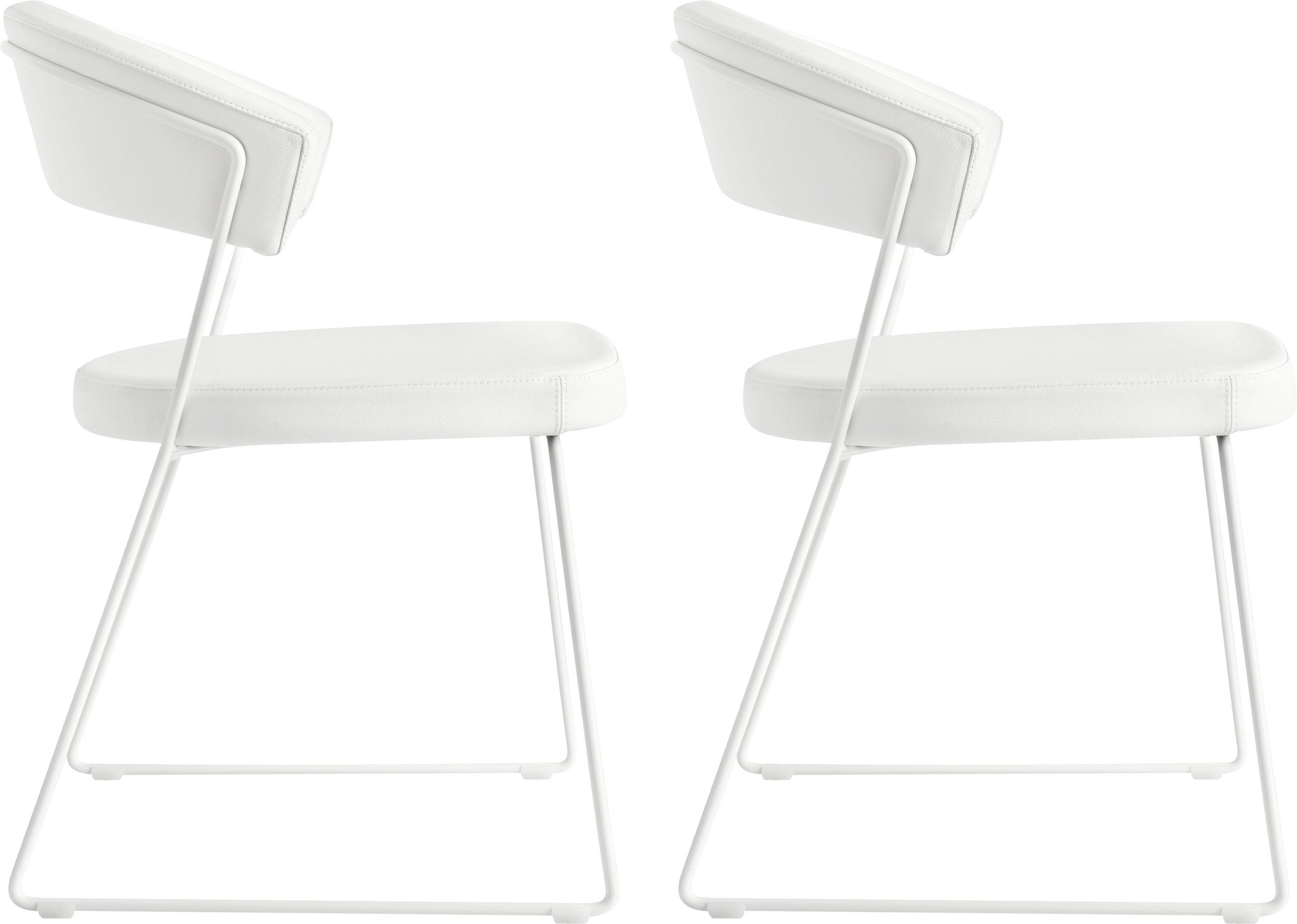 connubia Stuhl »New York CB1022-LH«, (Set), 2 St., NaturLEDER®