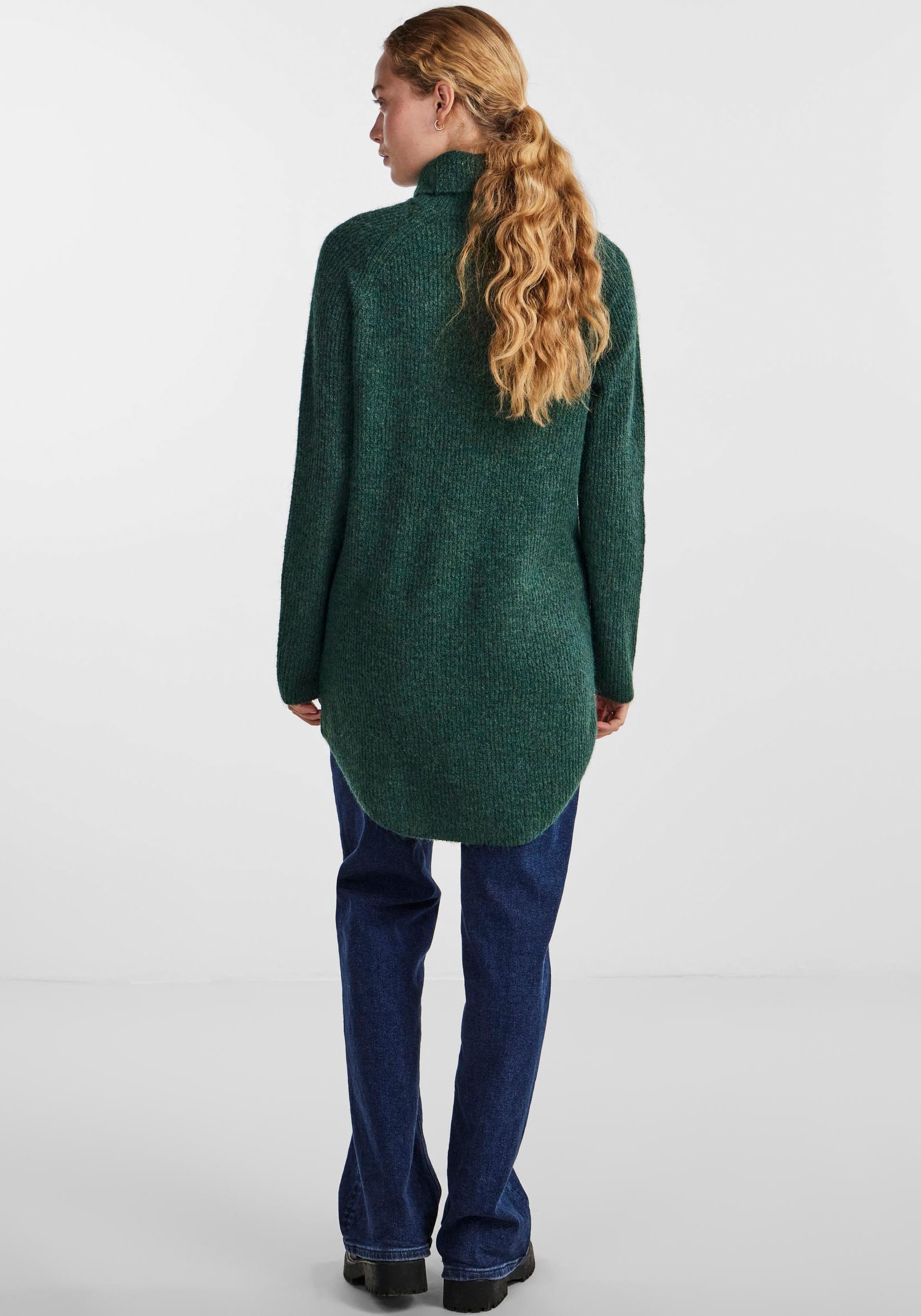 pieces Rollkragenpullover »PCELLEN LS LONG KNIT NOOS BC«
