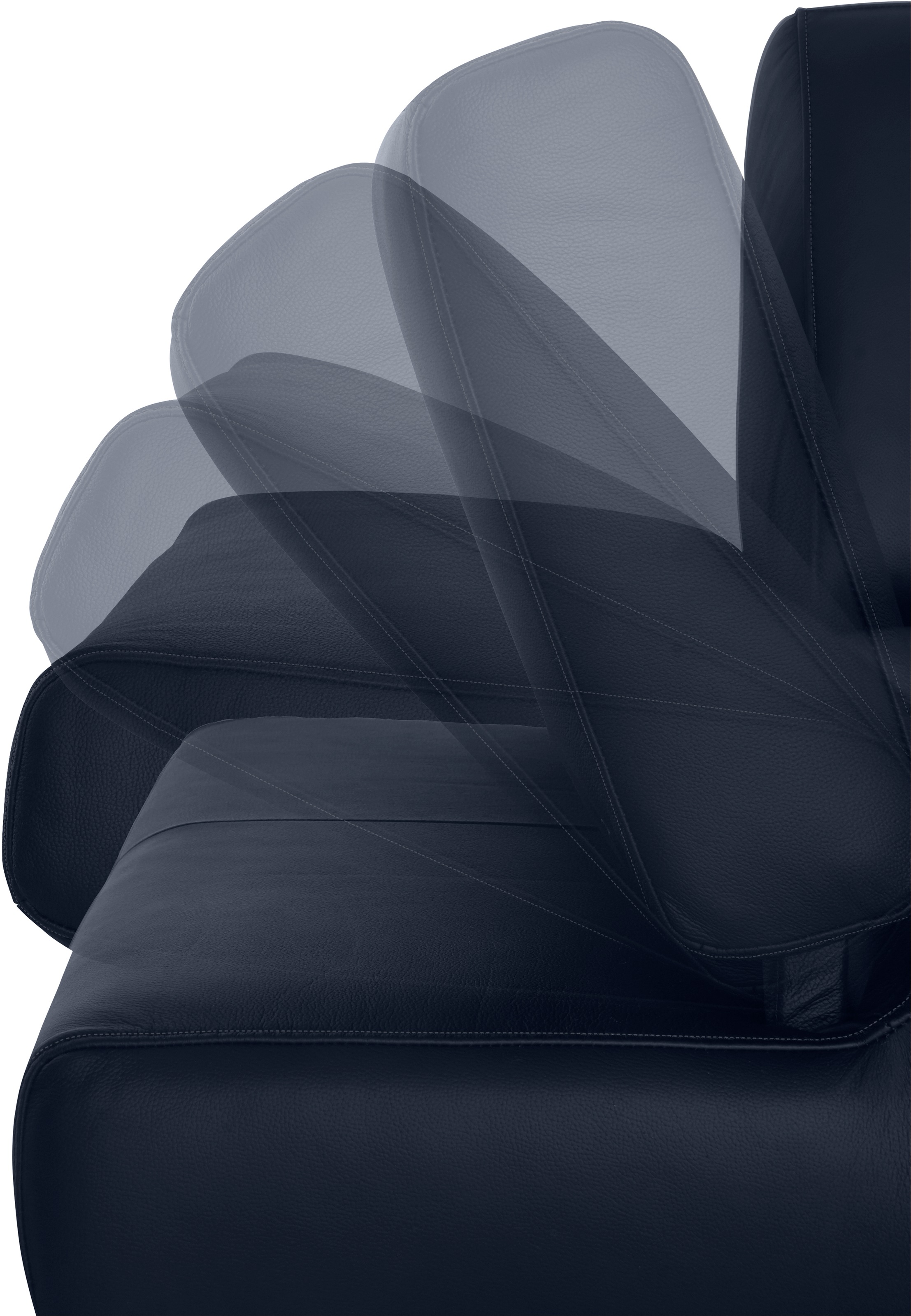 W.SCHILLIG 2-Sitzer »taboo Designsofa mit hohem Sitzkomfort«, mit Übertiefe, inklusive Armlehnenverstellung, mit Kontrastnaht