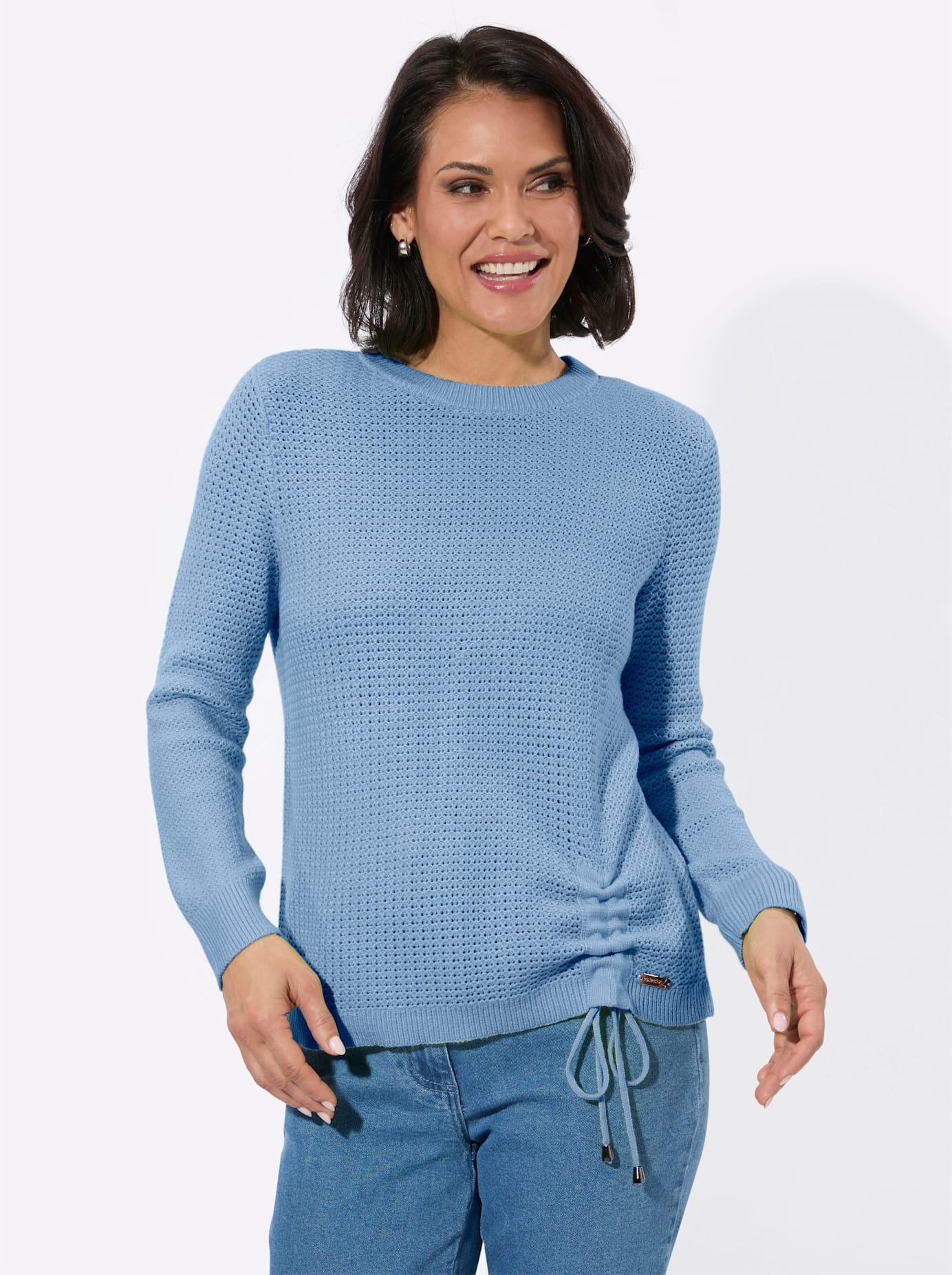 Casual Looks Rundhalspullover »Rundhals-Pullover«