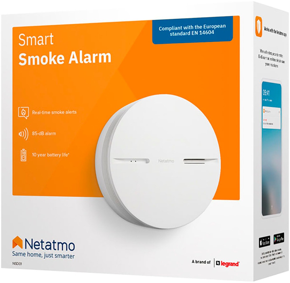 Netatmo Sensor »Smarter Rauchmelder«