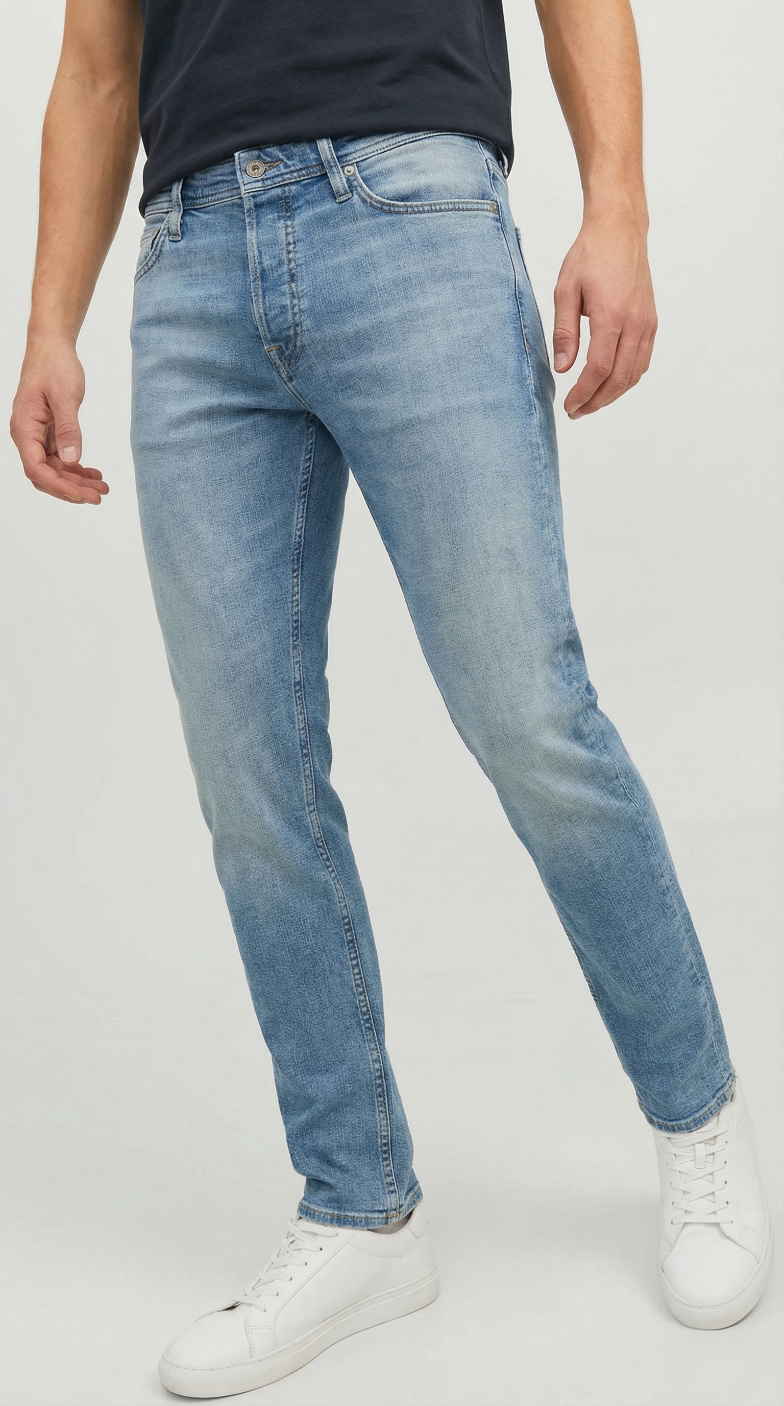 Jack & Jones Tapered-fit-Jeans »JJIMIKE JJORIGINAL CJ SN« mit Five-Pocket-Design