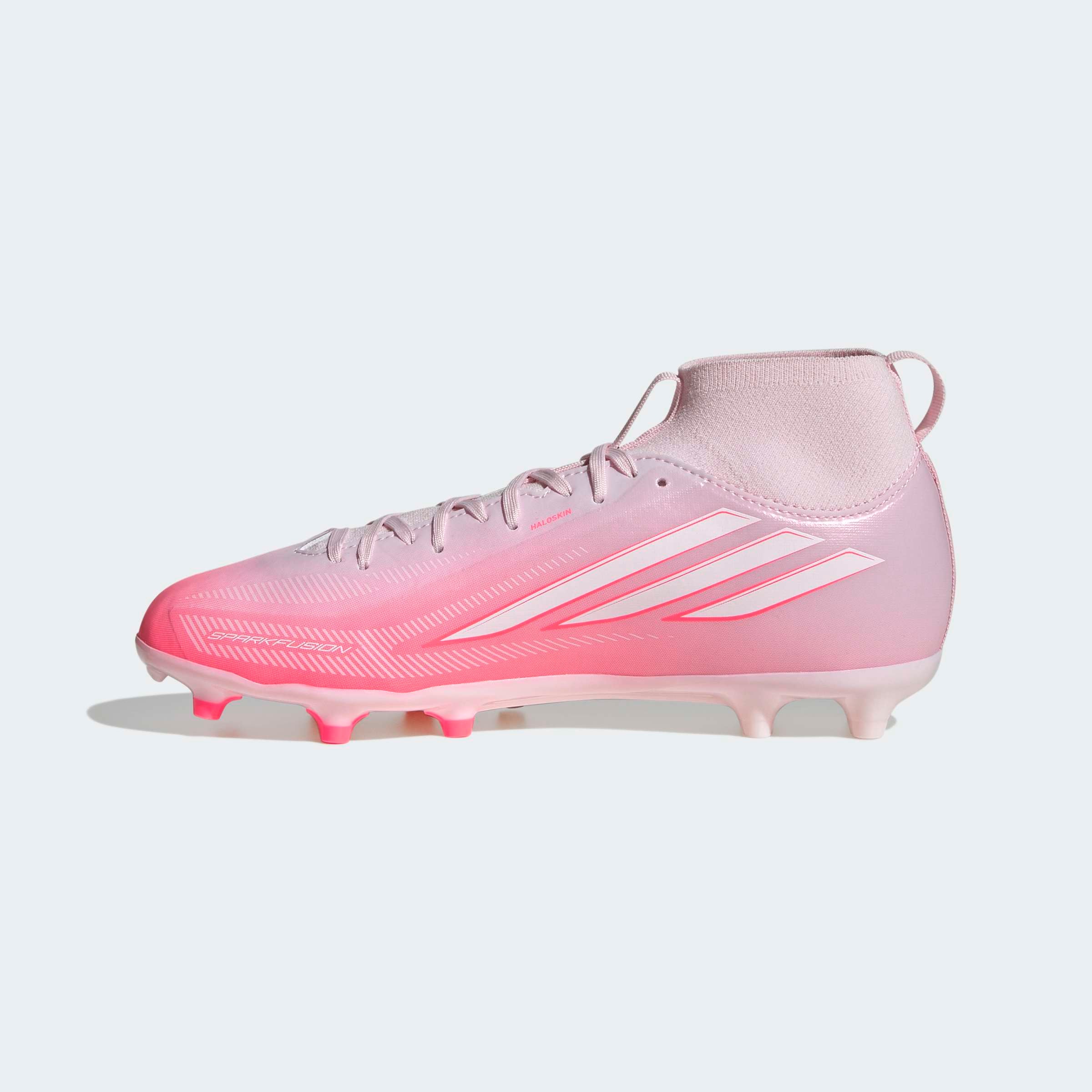 adidas Performance Fußballschuh »F50 SPARKFUSION LEAGUE KIDS , FESTE BÖDEN / KUNSTRASEN, HALBHOCH GESCH«  für Rasen und Kunstrasenplätze geeignet, für Jugendliche & Kinder
