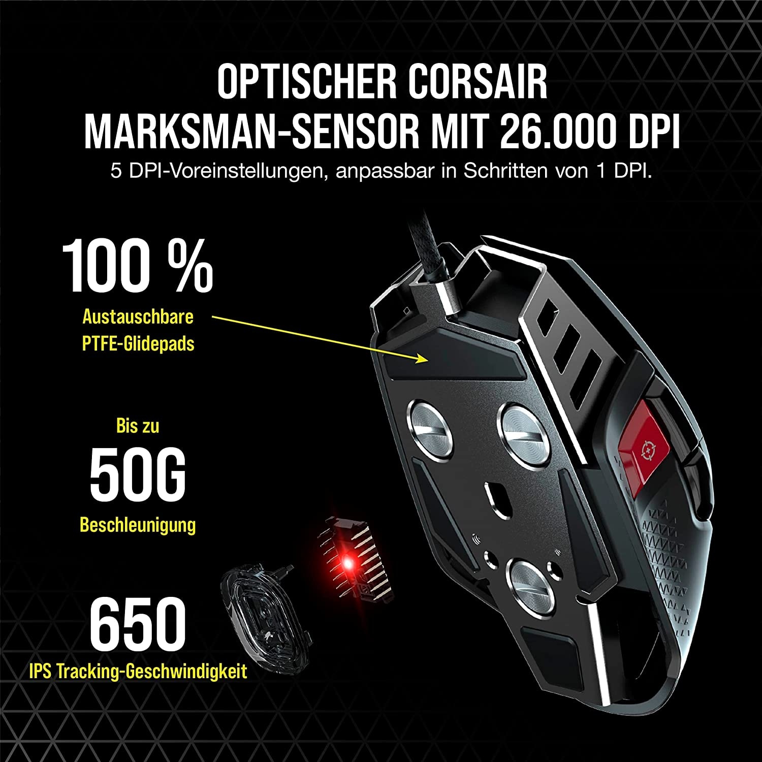 Corsair Gaming-Maus »M65 RGB ULTRA«, kabelgebunden jetzt bei OTTO | Kabelmäuse