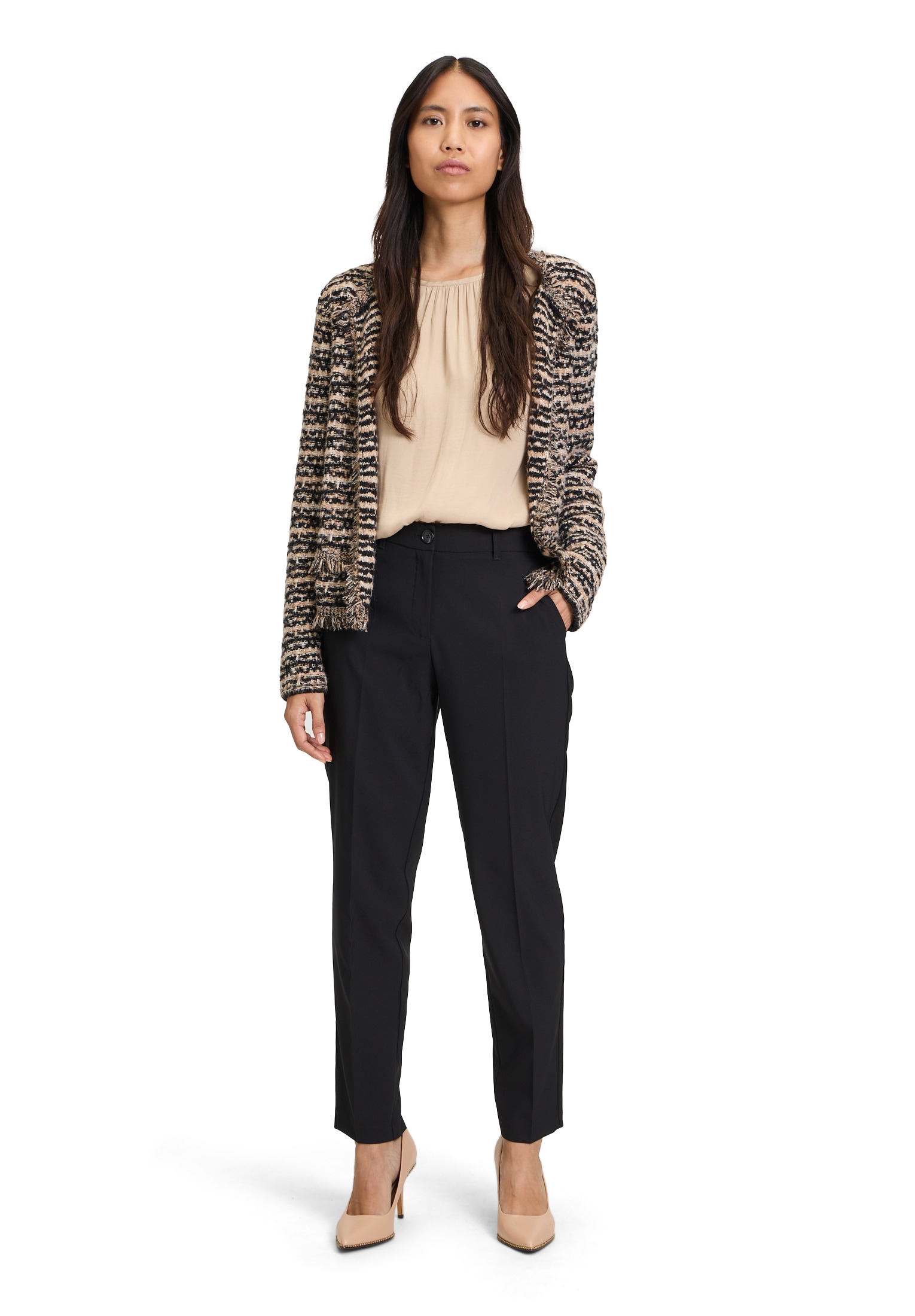 Betty Barclay Cardigan »Strick-Cardigan mit Fransen«
