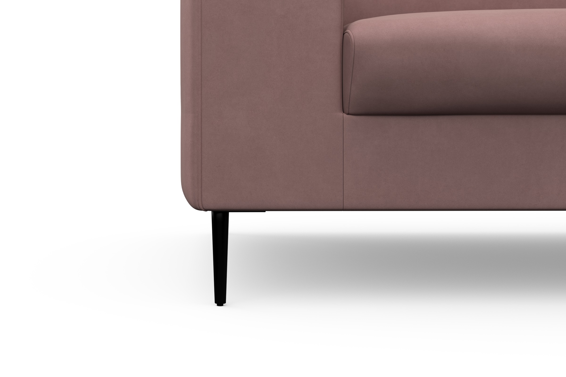 DOMO collection Ecksofa »Modica, zeitlos und elegant, L-Form«, moderne Optik mit extrabreiter Recamiere, auch in Cord