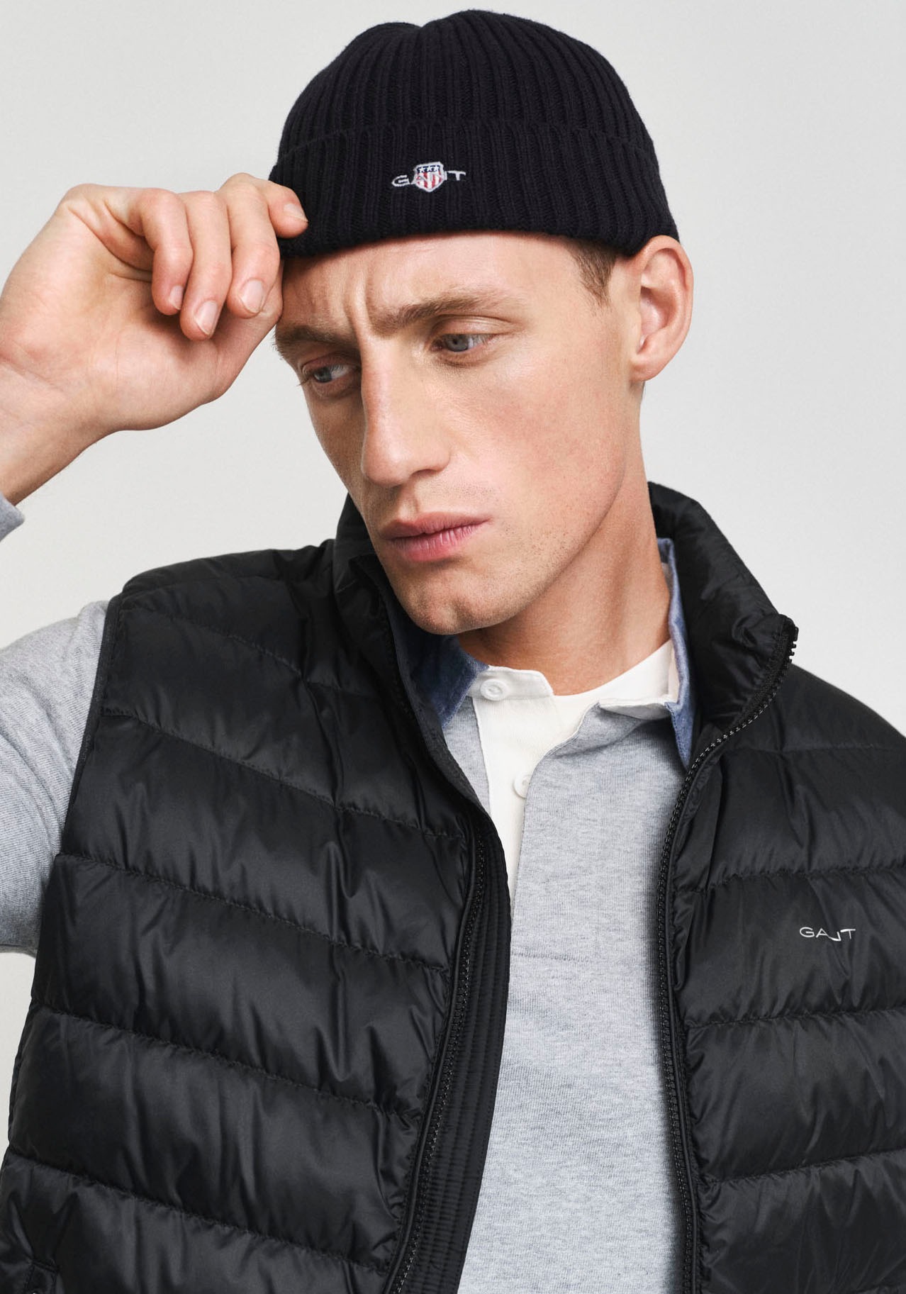 Gant Steppweste »LIGHT GILET«, im Streifen-Stepp-Look