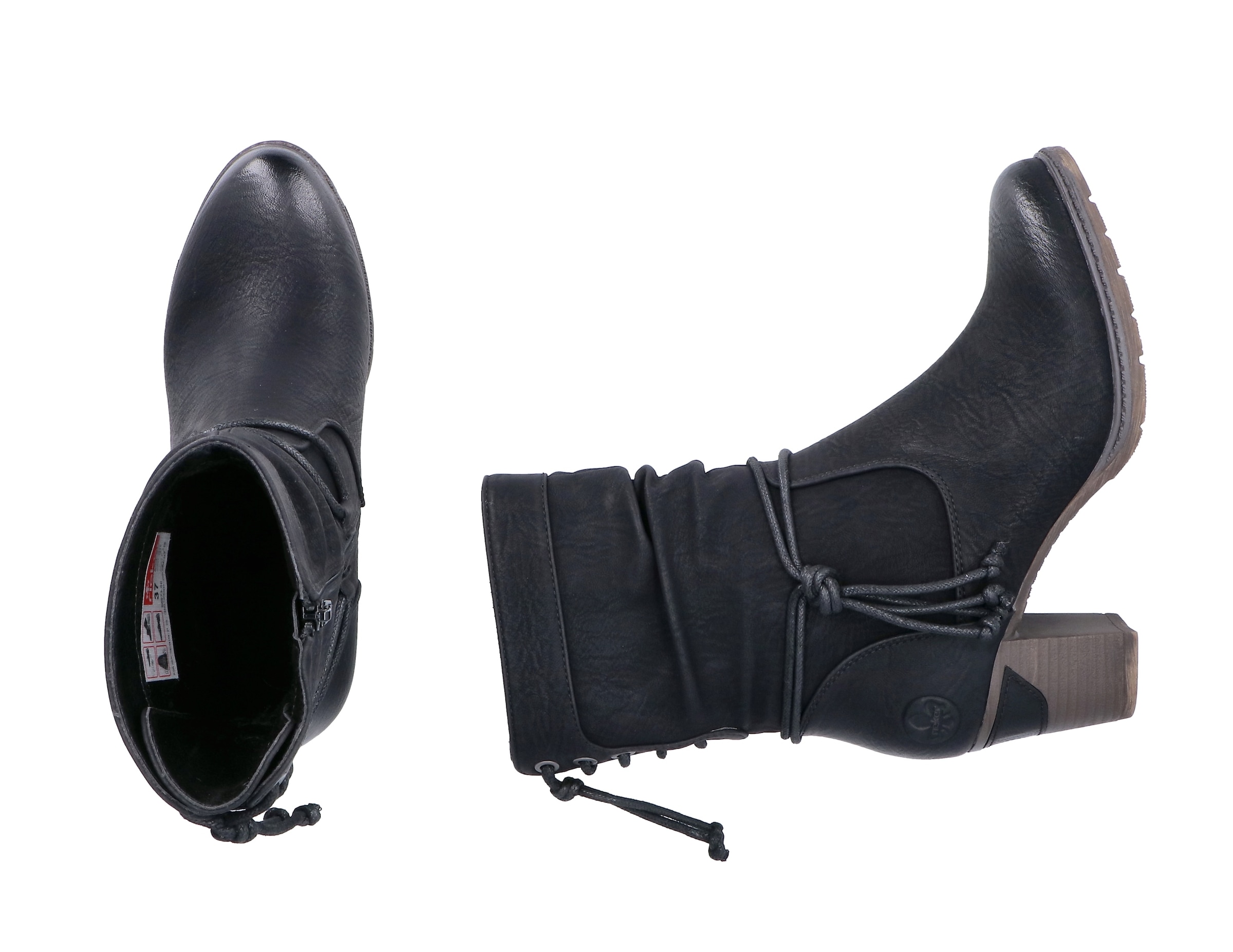 Rieker Cowboy Stiefelette, Westernstiefelette, Stiefelette mit Slouchy-Schaft