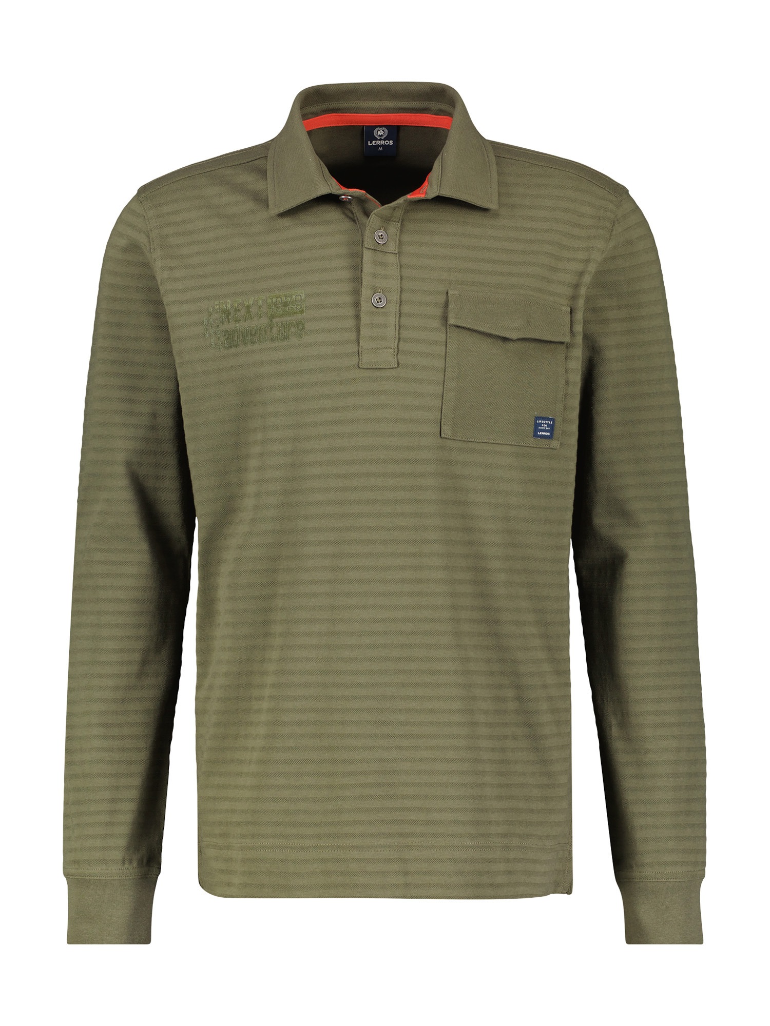 LERROS Langarm-Poloshirt »LERROS Longsleeve-Polo, gestreift«