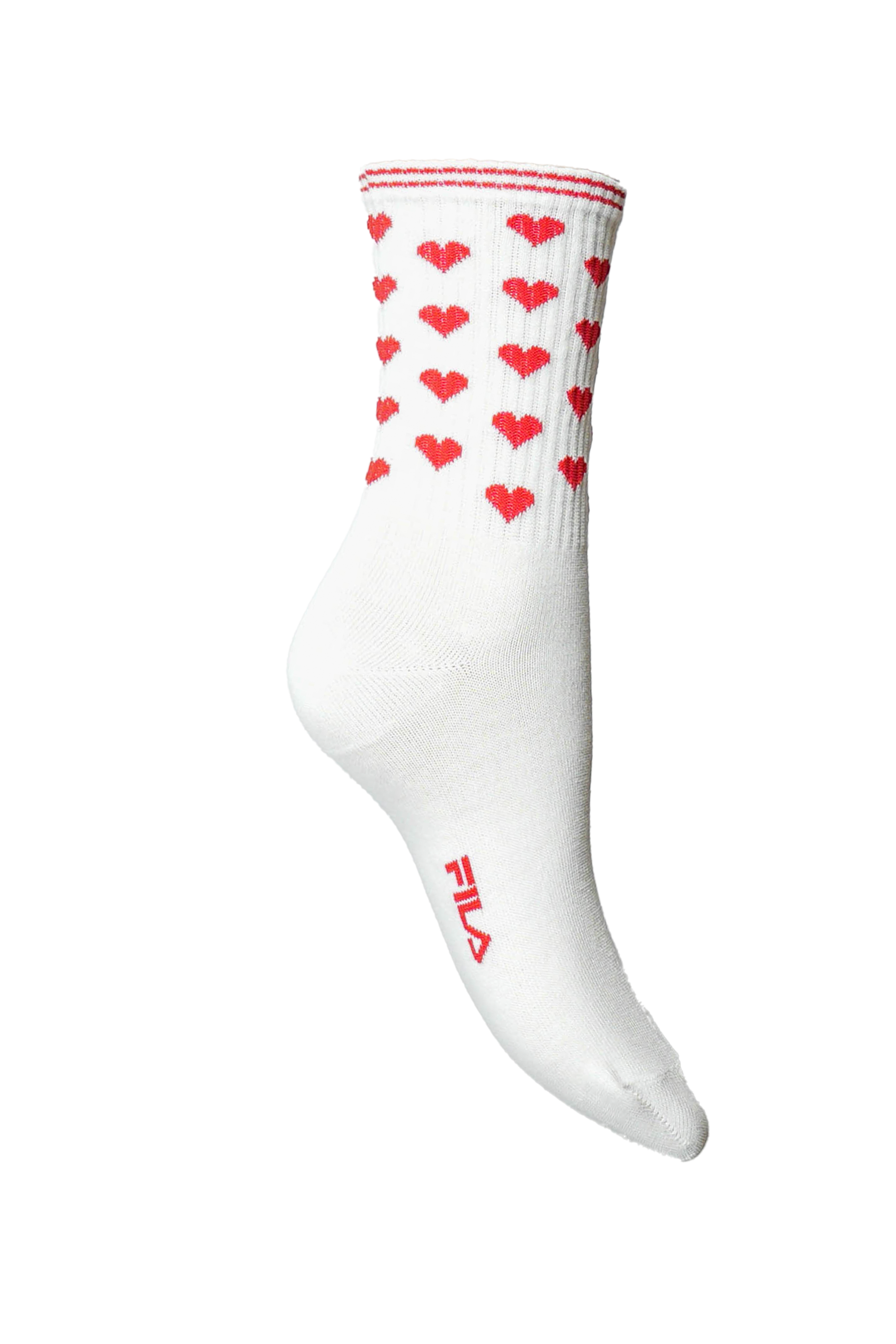 Fila Socken »WOMAN LIFESTYLE NORMAL PLAIN SOCKS« mit Herzdesign
