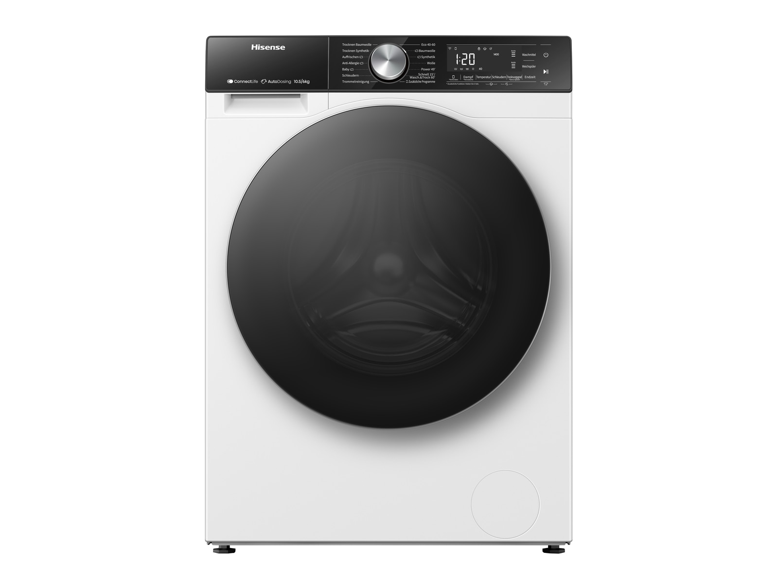 Hisense Waschtrockner »WD5S1045BW«, 10,5kg/ 6kg