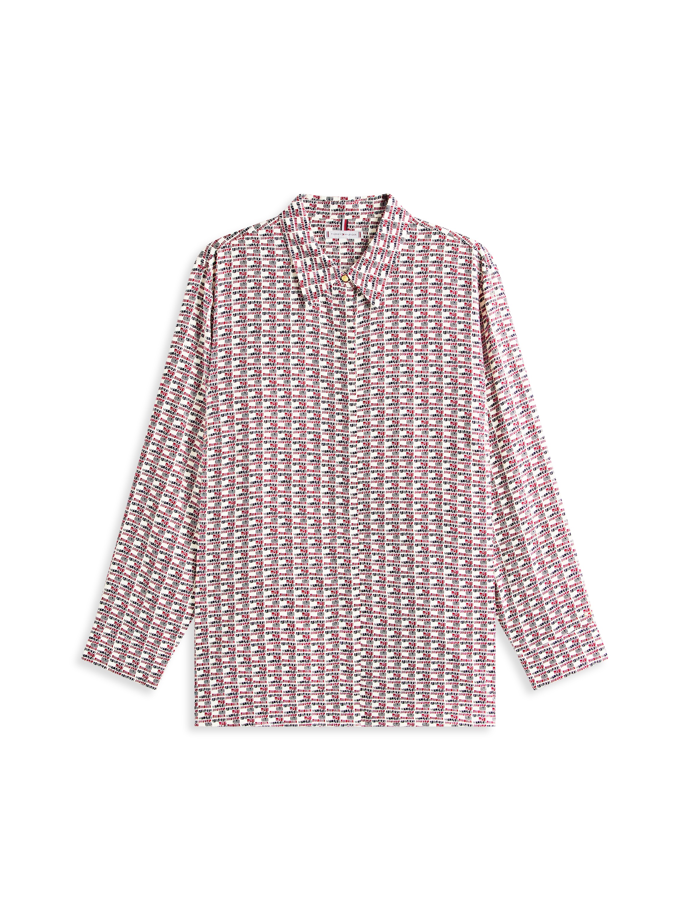 Tommy Hilfiger Curve Shirtbluse »CRV VIS TWILL LS REGULAR SHIRT« in großen Größen