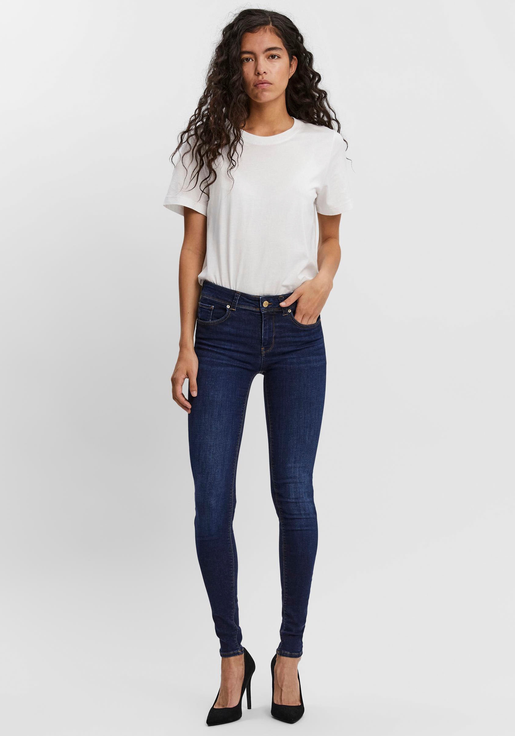 Vero Moda Skinny-fit-Jeans »VMLUX MR SLIM JEANS«