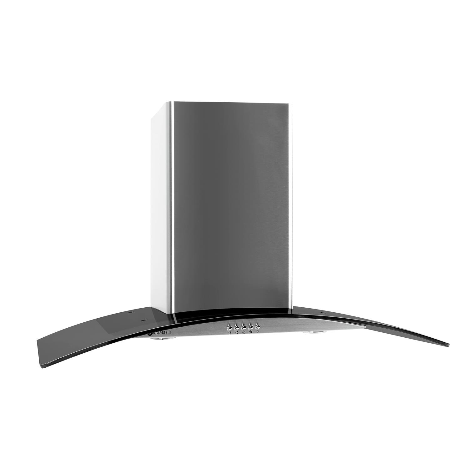 Klarstein Dunstabzugshaube Umlufthaube 90cm 385 m³/h Edelstahl