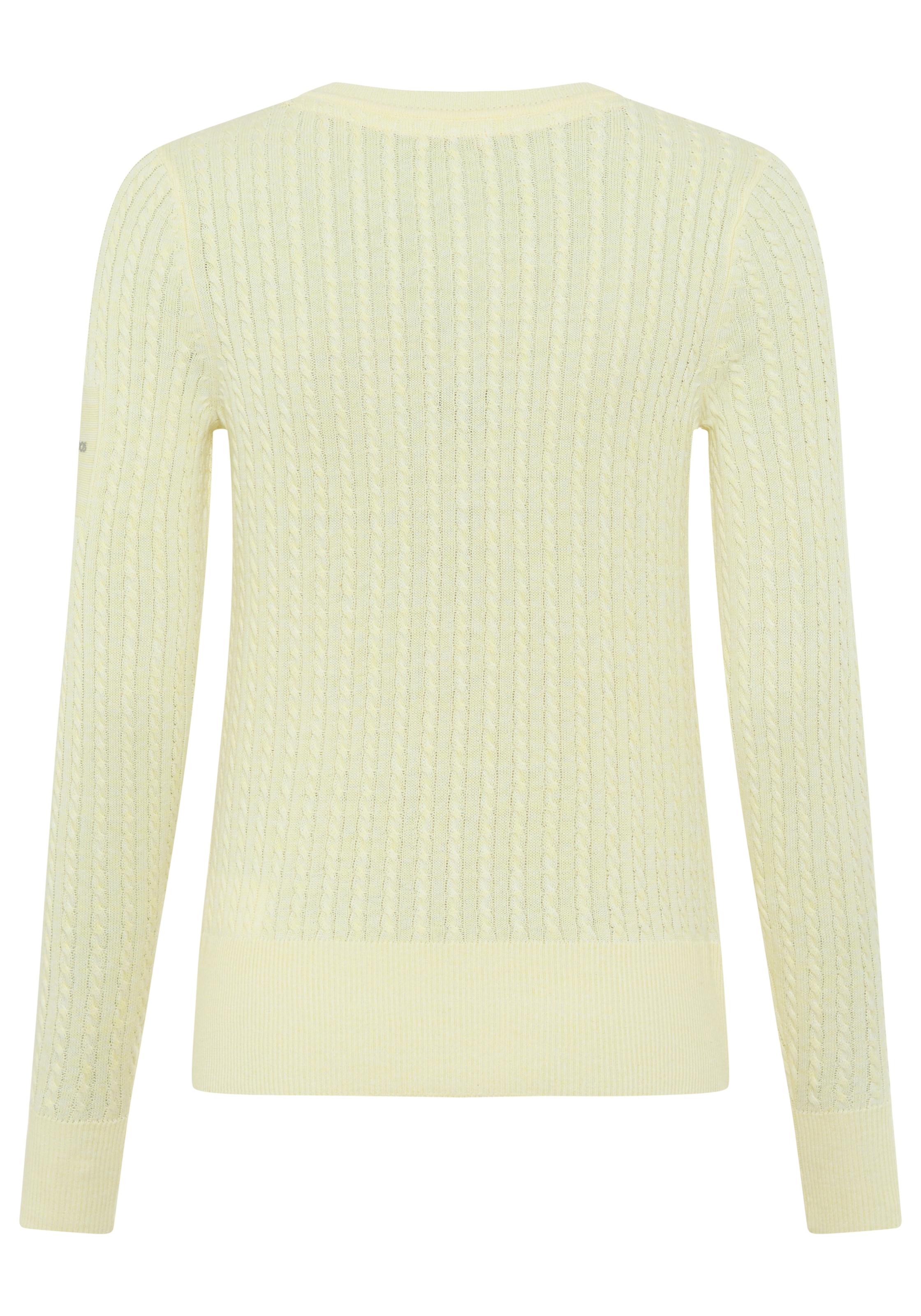 KangaROOS Strickjacke Strickjacke mit Zopfmuster in mélange Optik - NEUE-KOLLEKTION