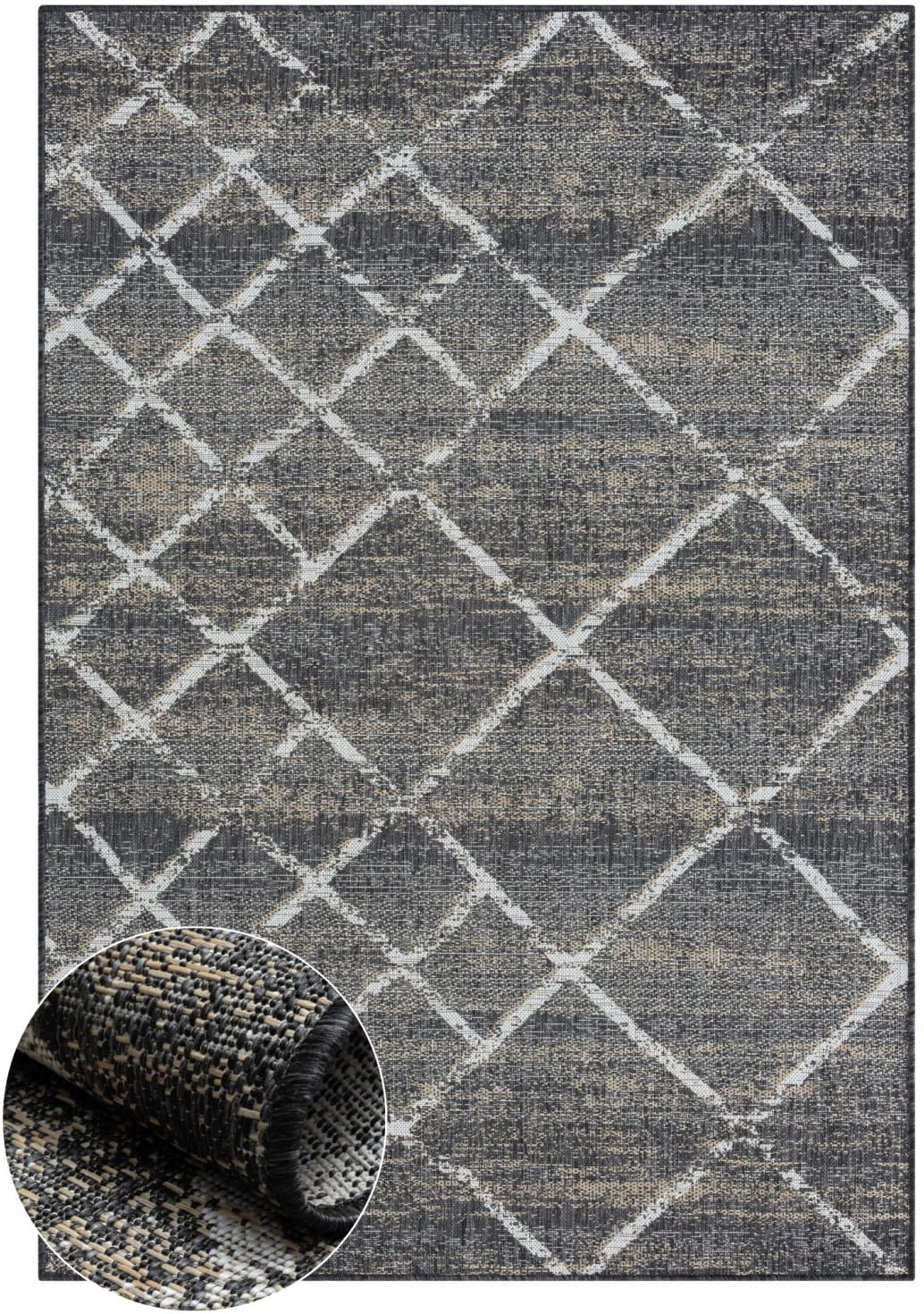 Myflair Möbel & Accessoires Teppich »Arcane, LAGERRÄUMUNG!«, rechteckig, 6 mm Höhe, modernes Design, Outdoor geeignet, Balkon, Terrasse