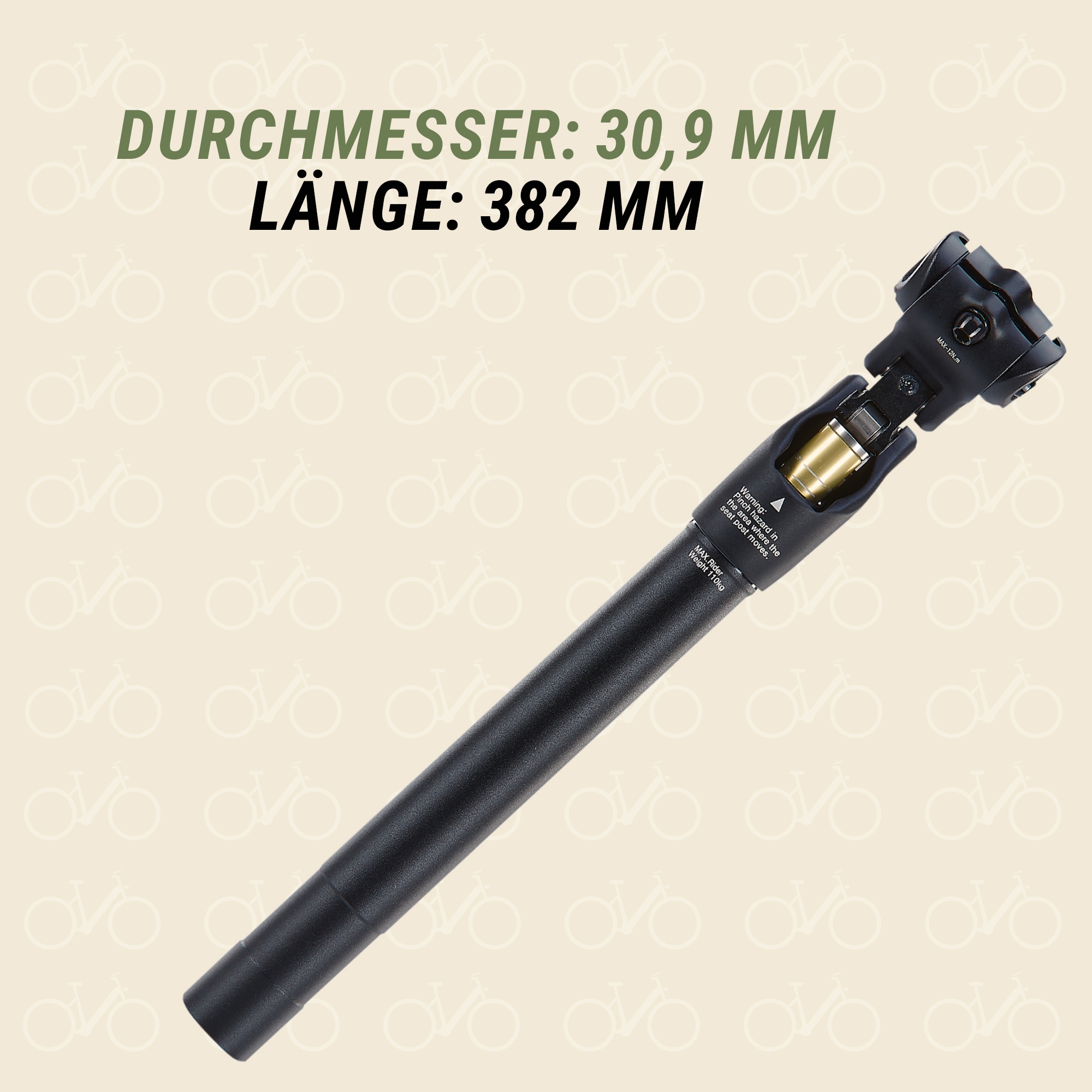 Prophete Sattelstütze »Parallelogramm Federsattelstütze«